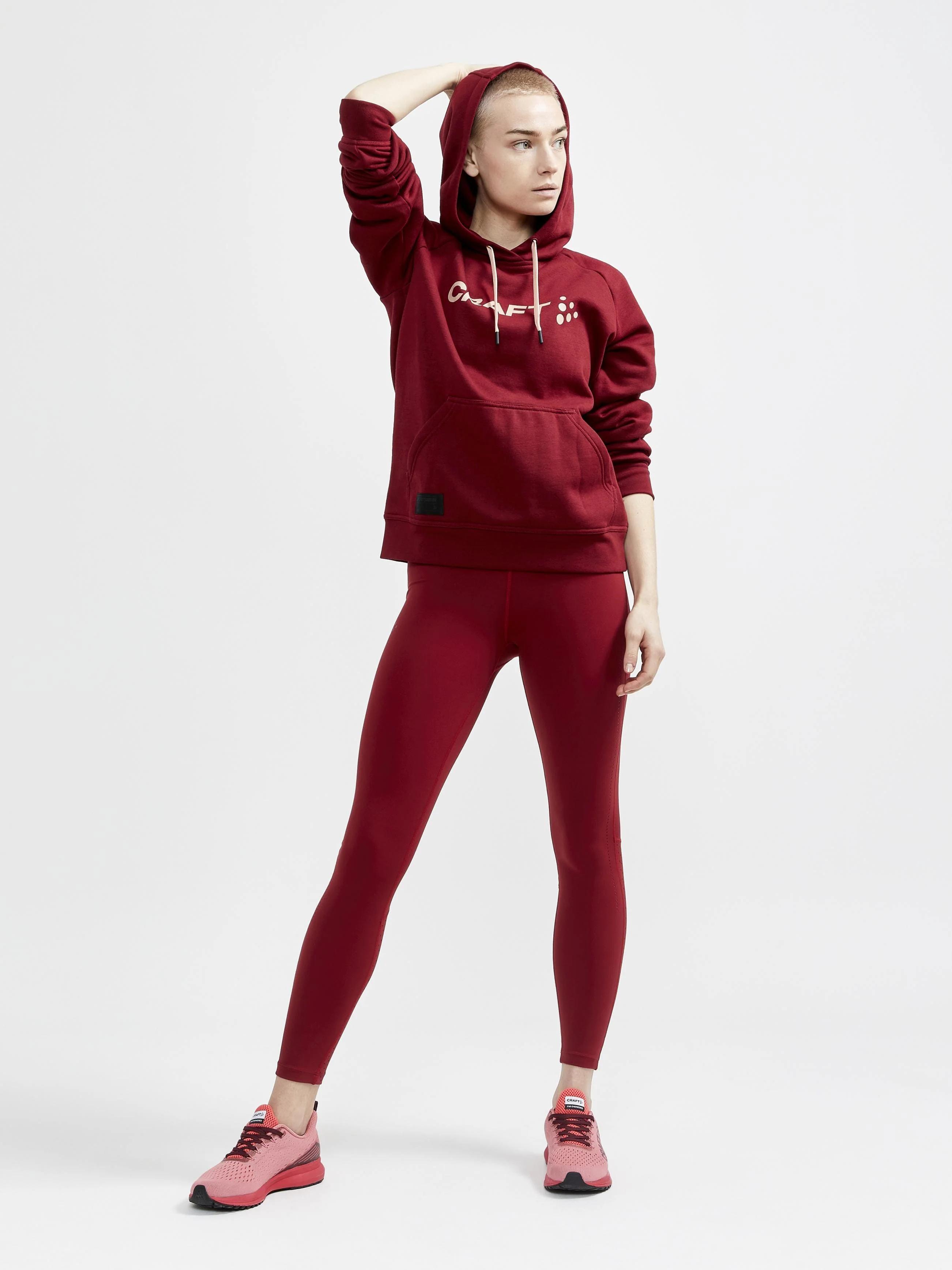 Women's ADV Charge Perforated Tights - RHUBARB - Image 6