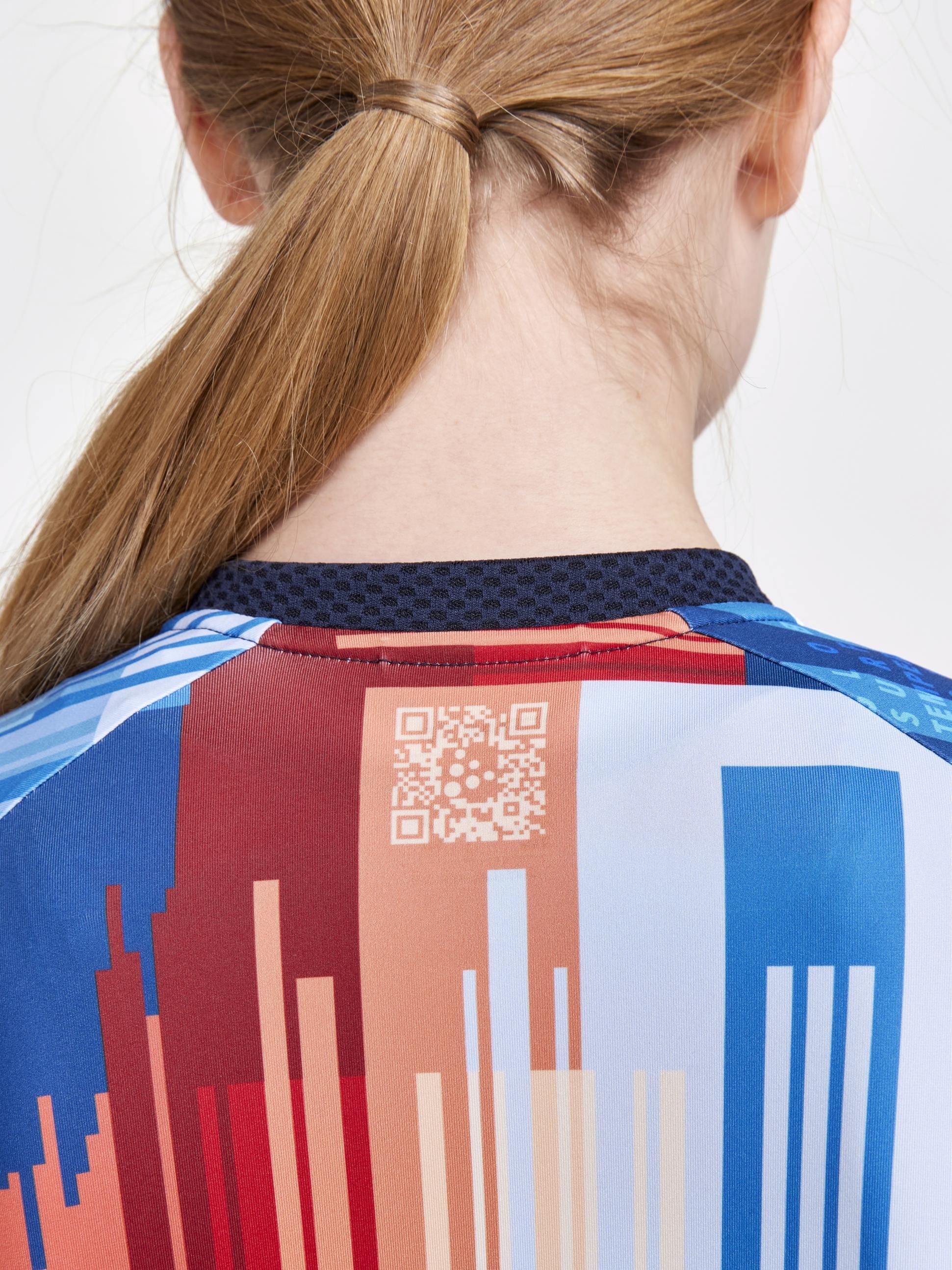 Women's ADV Endur Graphic Cycling Jersey - BLAZE/MULTI - Image 4