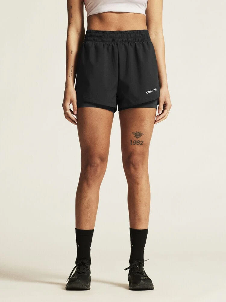 Women's ADV Essence 2-In-1 Shorts 2 - Black - Image 2