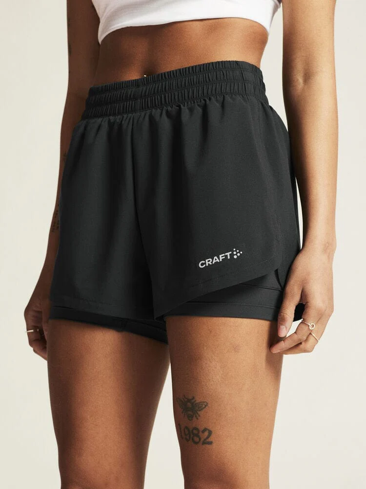 Women's ADV Essence 2-In-1 Shorts 2 - Black - Image 3