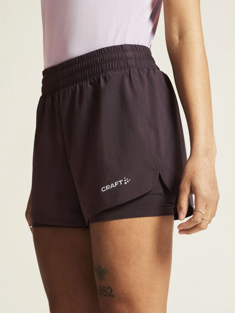 Women's ADV Essence 2-In-1 Shorts 2 - DK Plum - Image 3