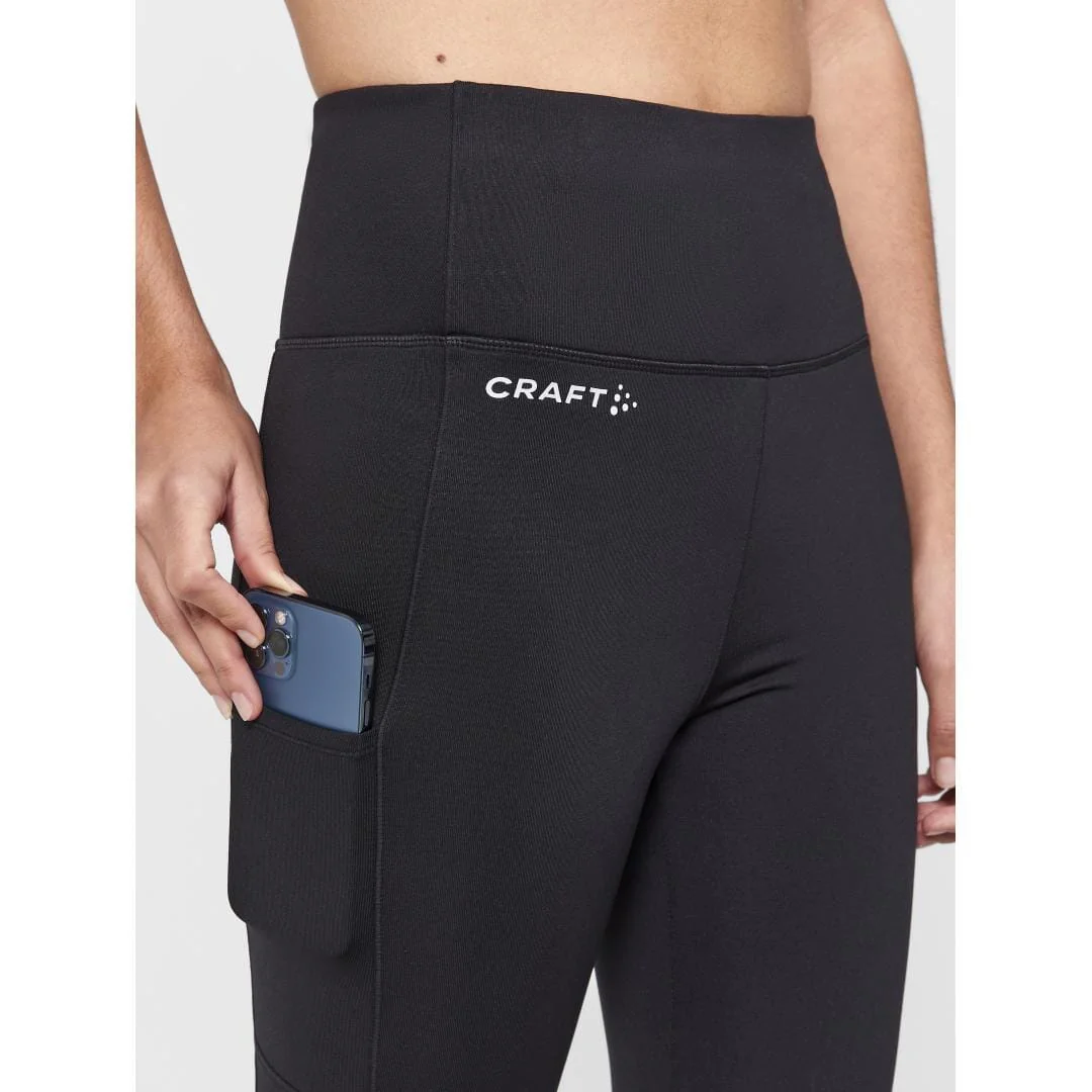 Women's ADV Essence High Waist Warm Tights - Black - Image 10