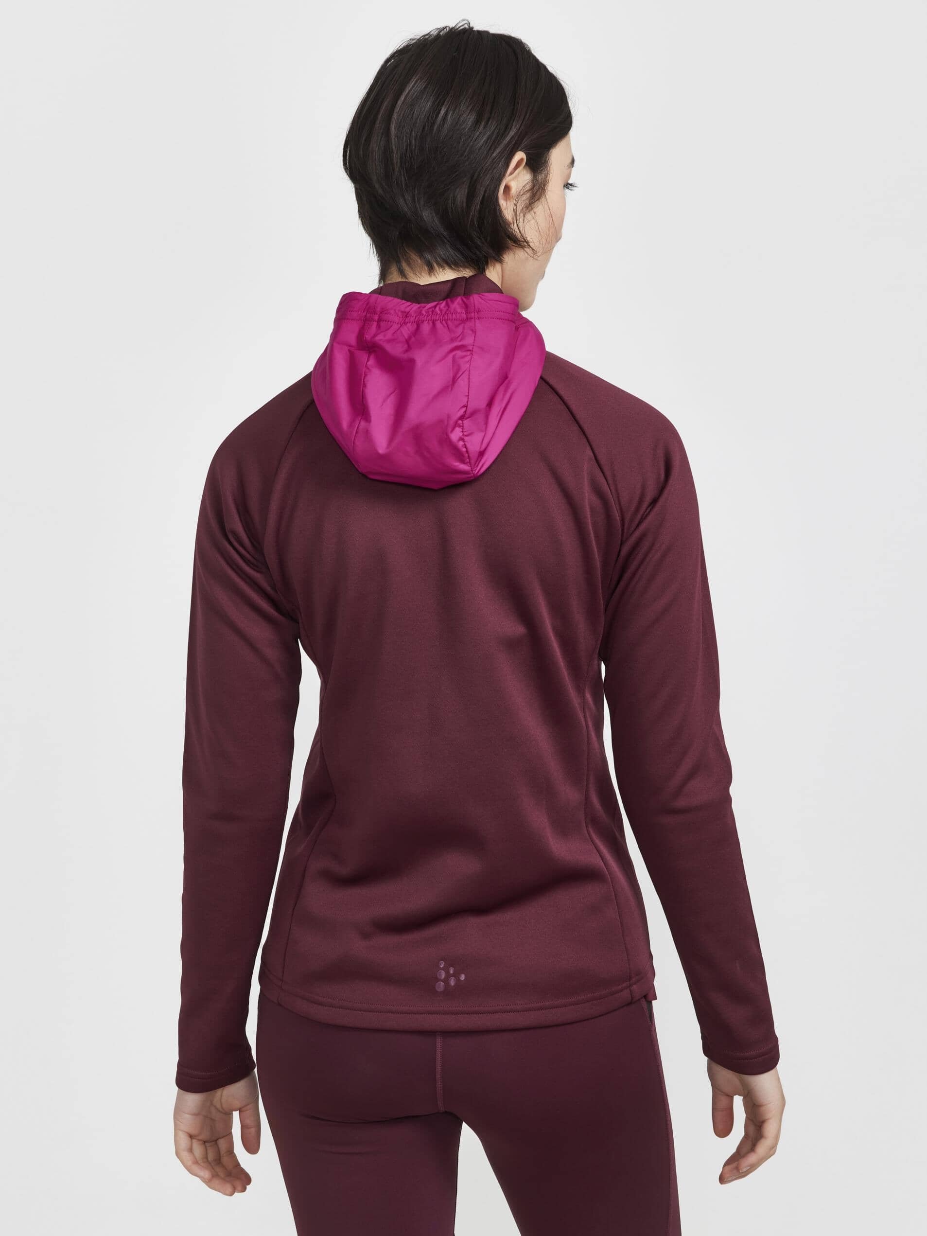 Women's ADV Essence Jersey Hood Jacket - ARROSA-REDDISH - Image 12