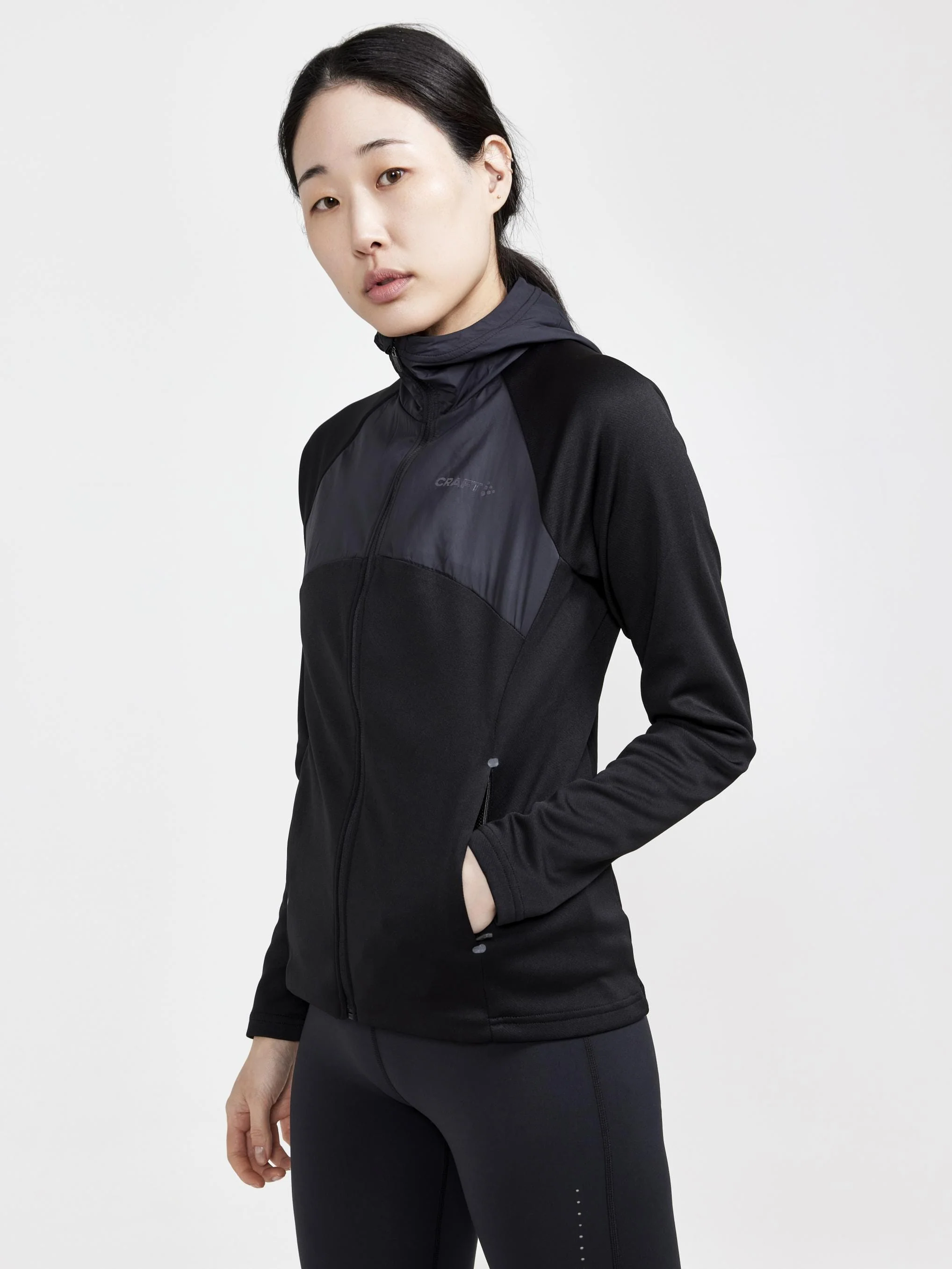 Women's ADV Essence Jersey Hood Jacket - ARROSA-REDDISH - Image 13