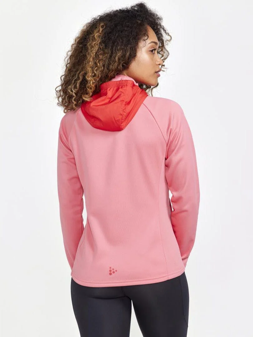 Women's ADV Essence Jersey Hood Jacket - ARROSA-REDDISH - Image 20
