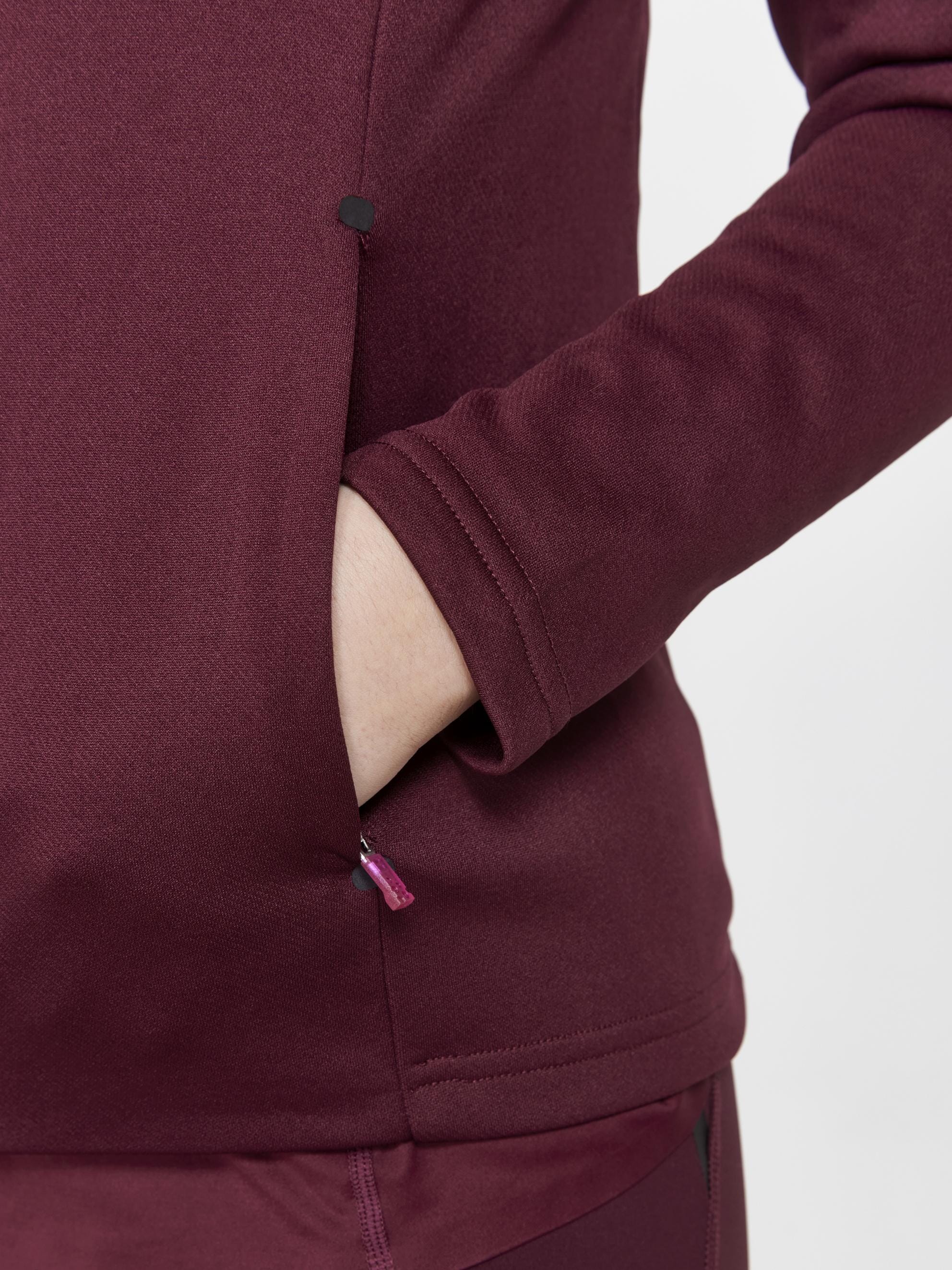 Women's ADV Essence Jersey Hood Jacket - ARROSA-REDDISH - Image 9