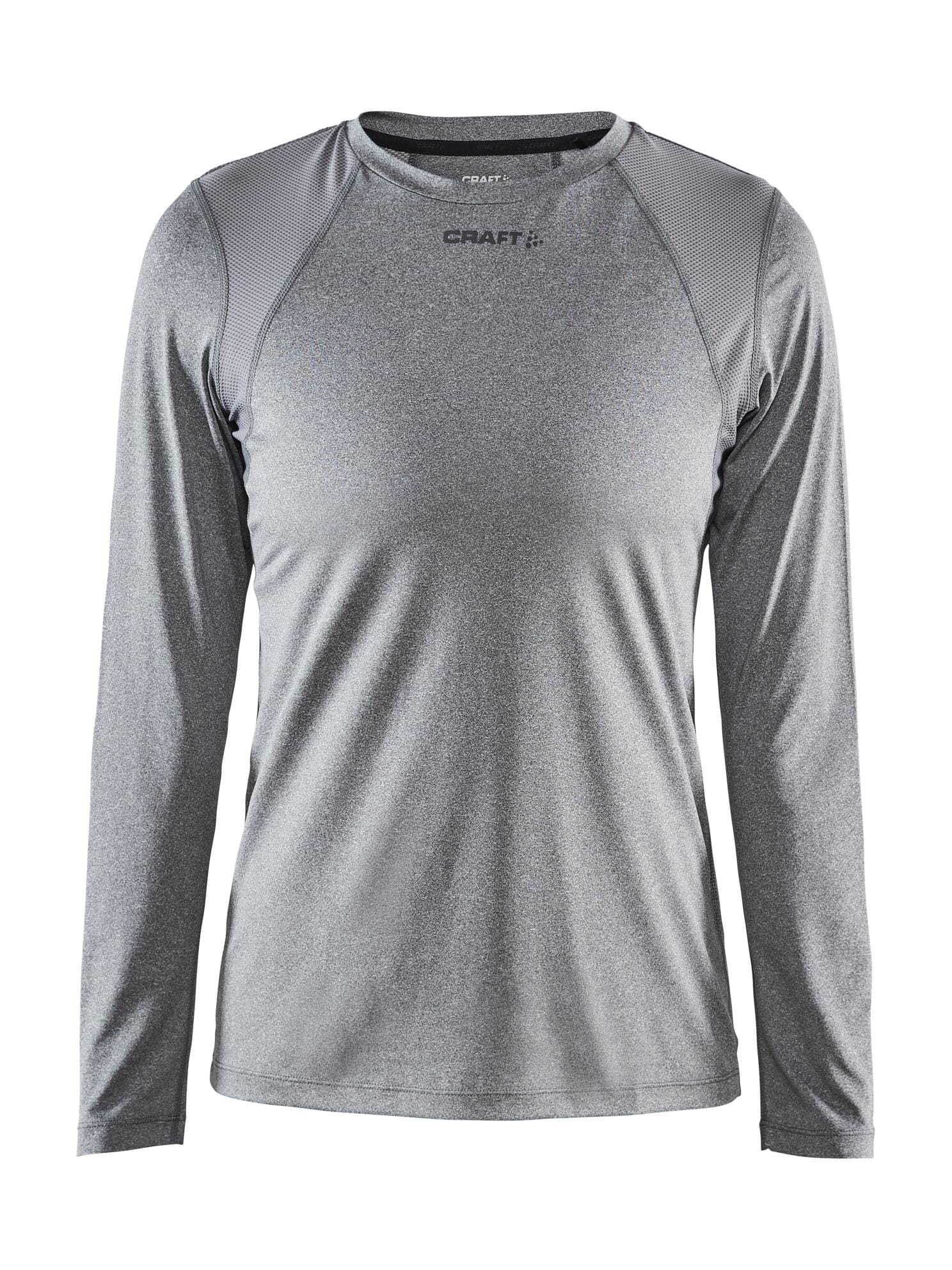 Women's ADV Essence Longsleeve Training Tee - Dk Grey Melange - Image 6