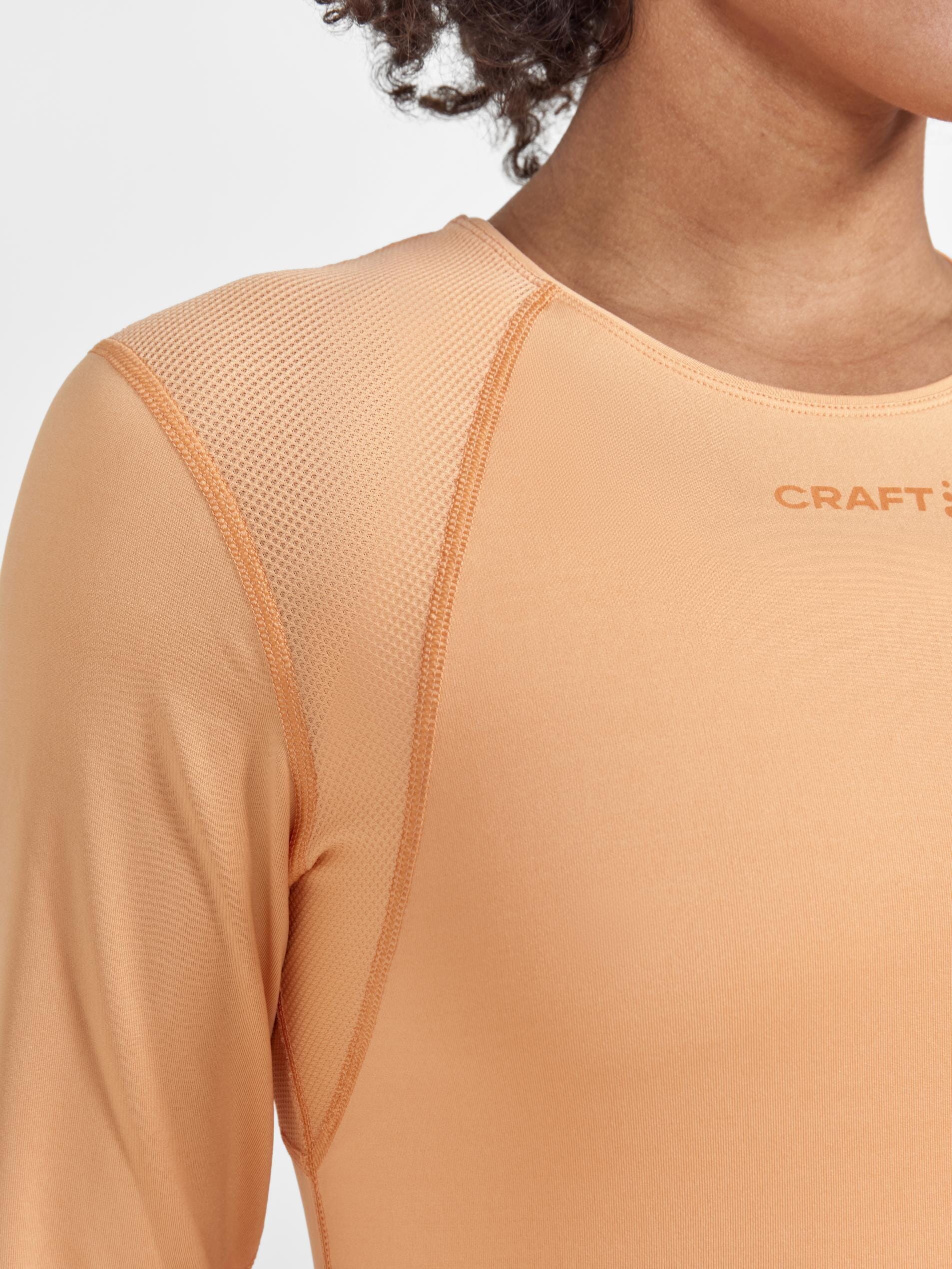 Women's ADV Essence Longsleeve Training Tee - PEACH - Image 3