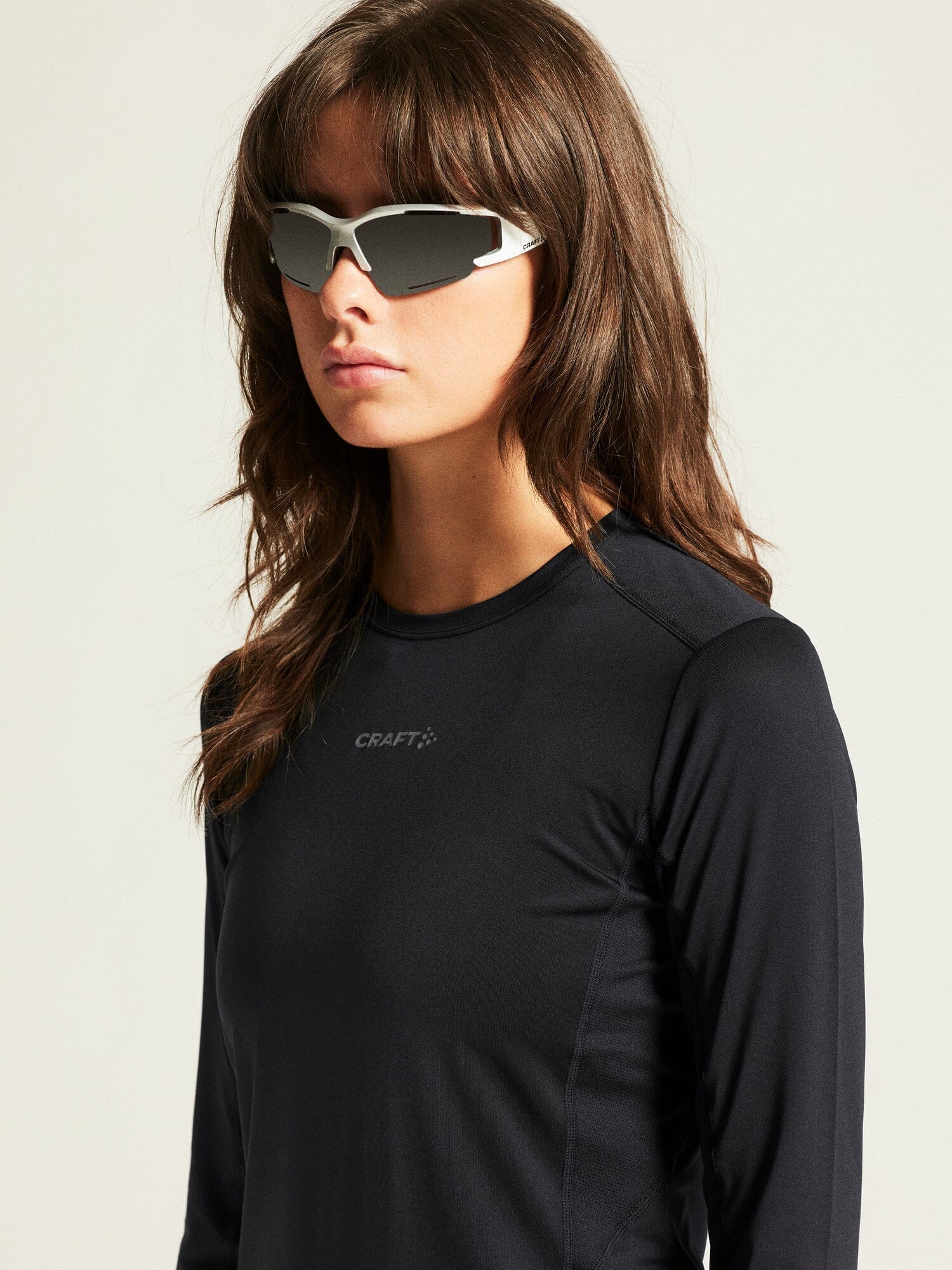 Women's Adv Essence LS Tee 2 - Black - Image 3