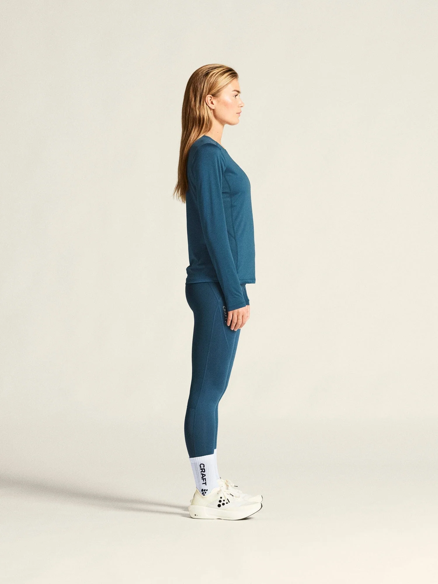 Women's Adv Essence LS Tee 2 - Ensign - Image 5