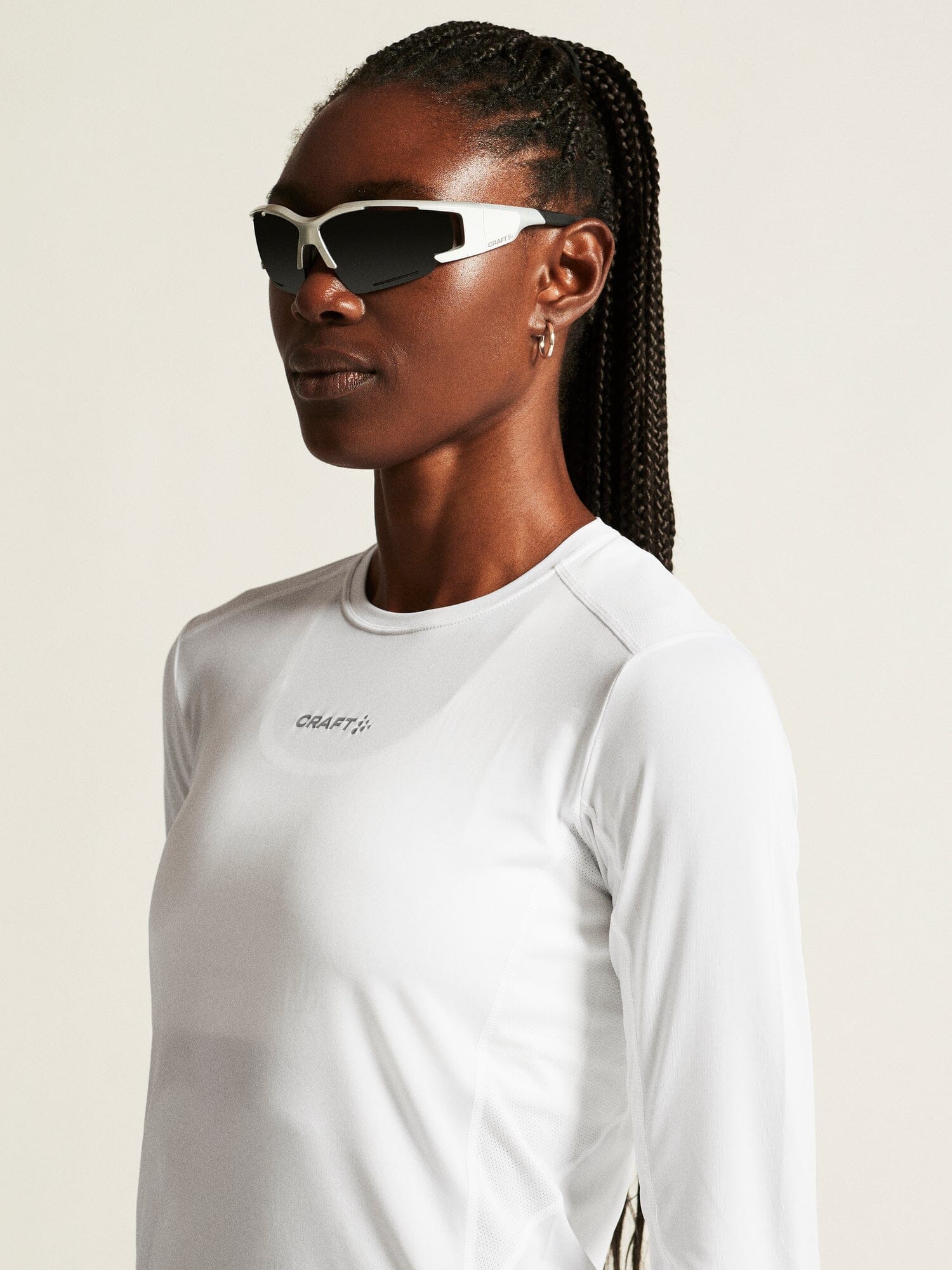 Women's Adv Essence LS Tee 2 - White - Image 3