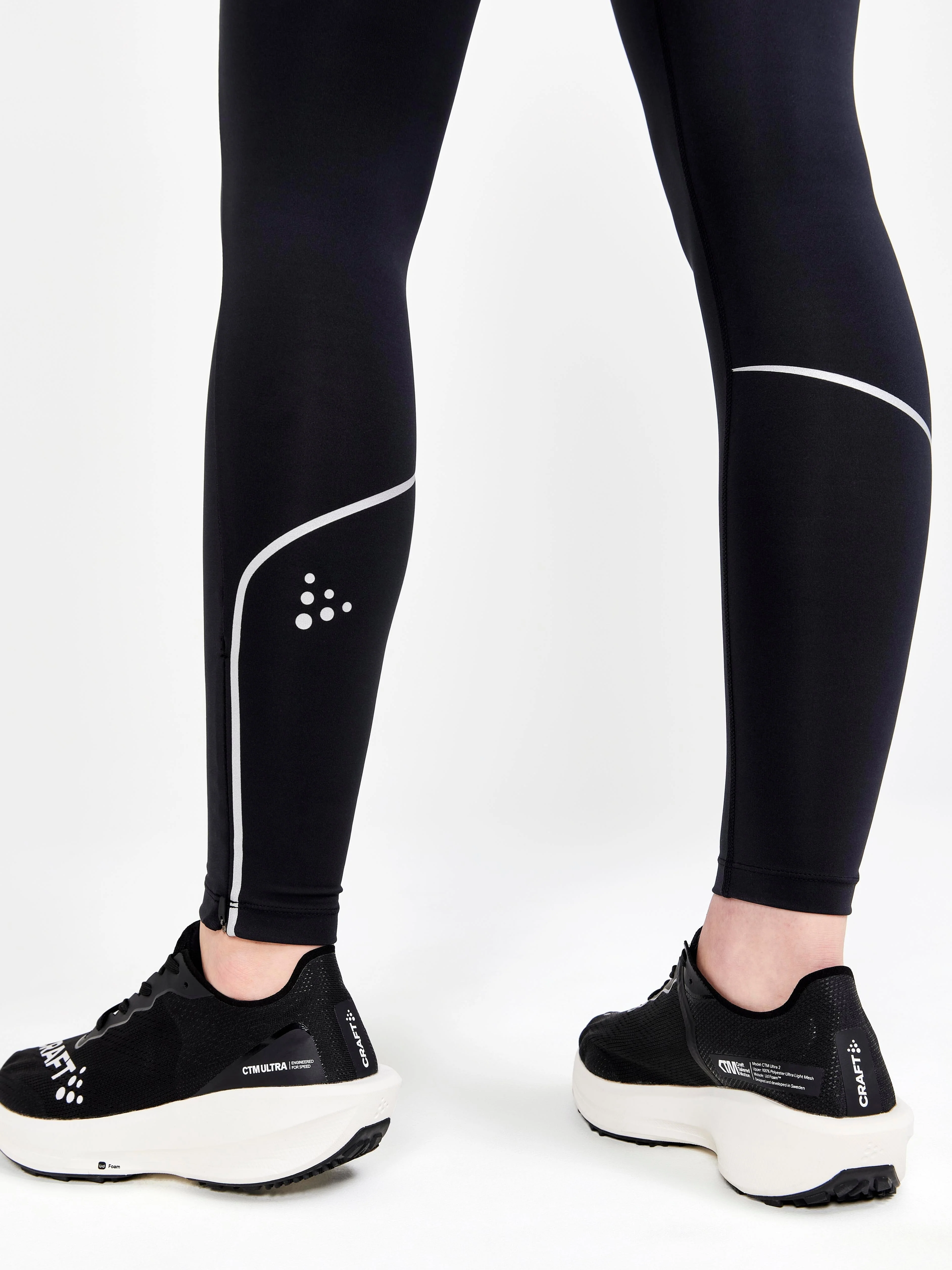 Women's ADV Essence Running Tights - Black - Image 4