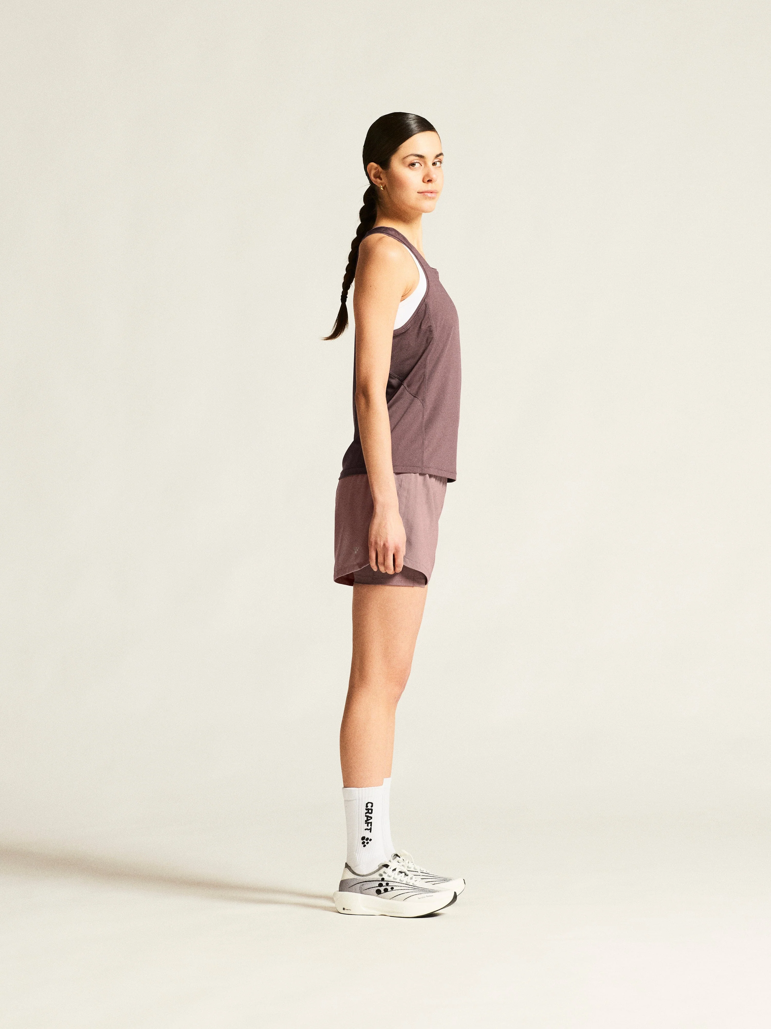 Women's Adv Essence Singlet 2 - Flint - Image 5