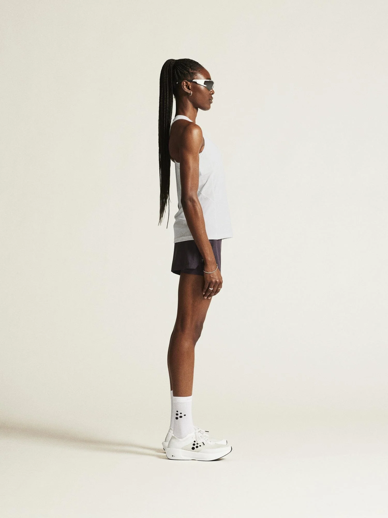 Women's Adv Essence Singlet 2 - White - Image 5