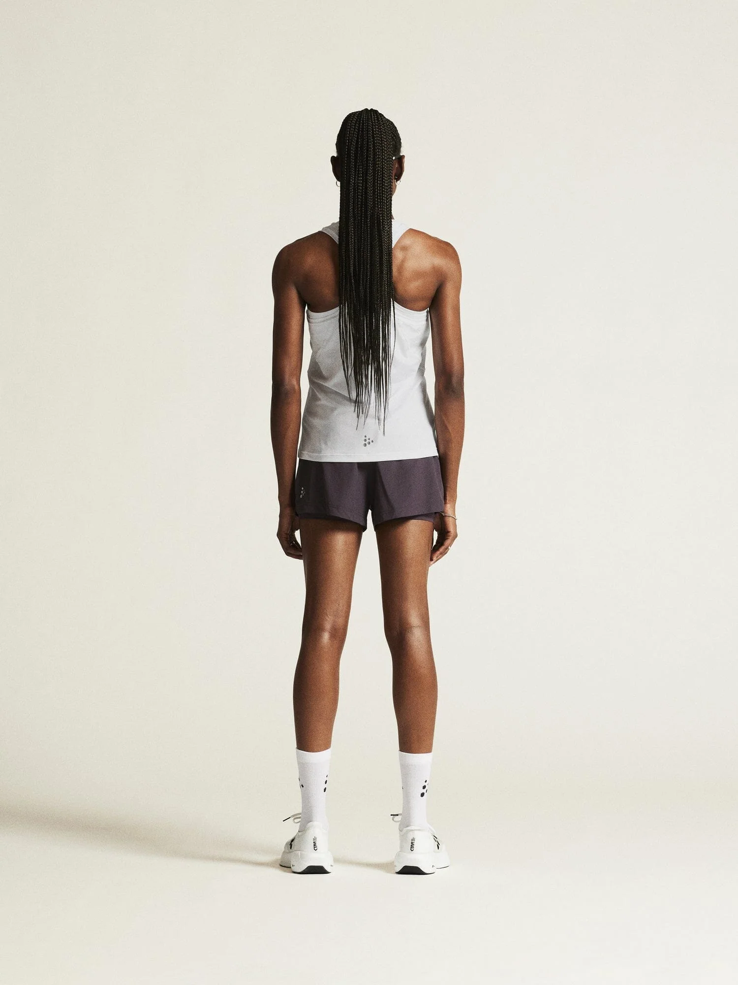 Women's Adv Essence Singlet 2 - White - Image 6