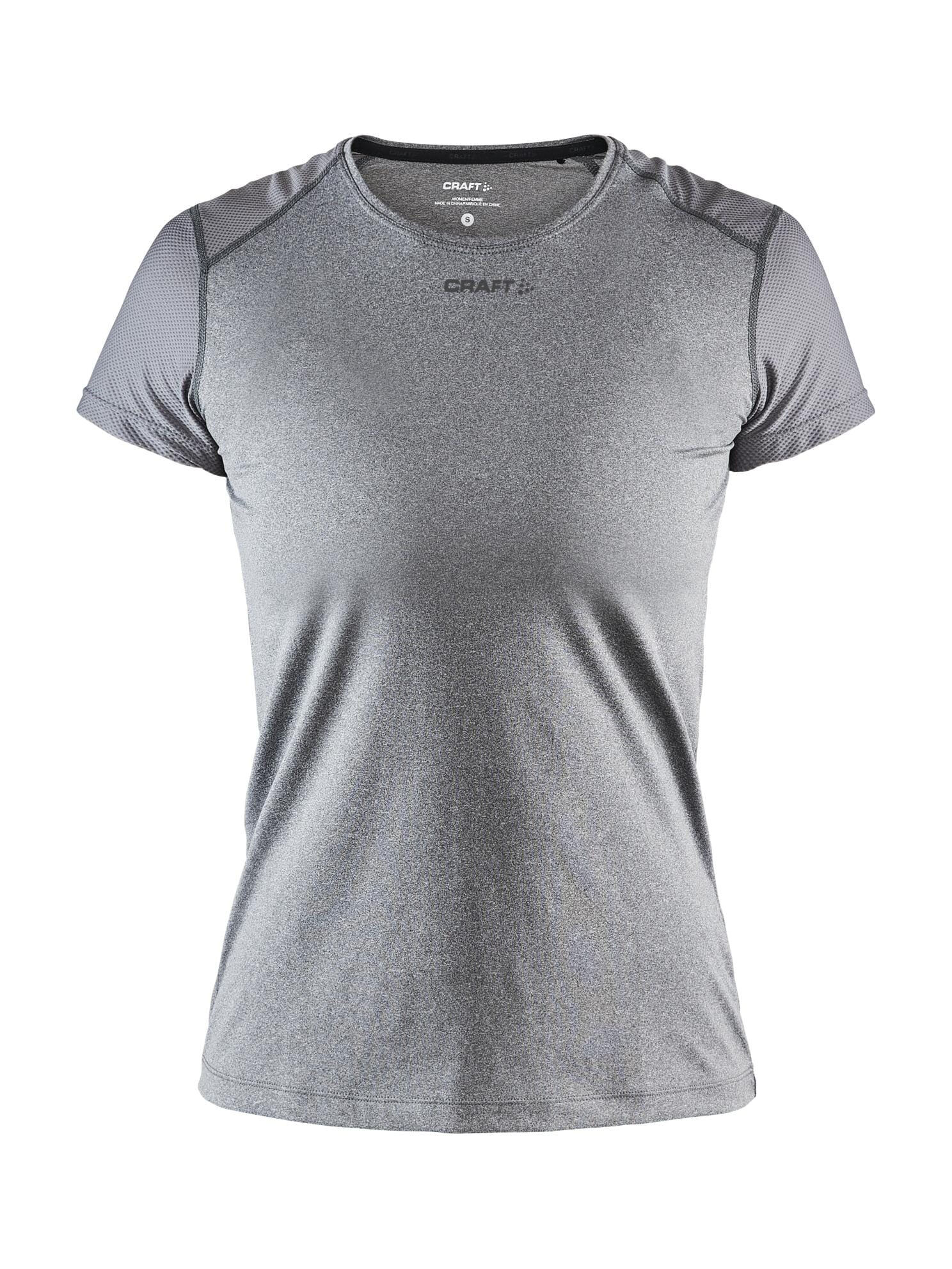 Women's ADV Essence SS Slim Tee - Dk Grey Melange - Image 5