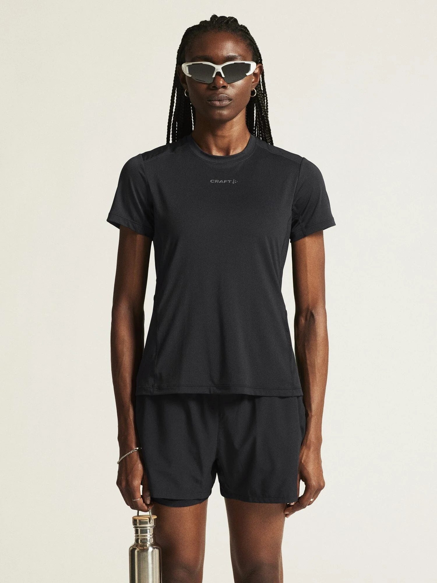 Women's Adv Essence SS Tee 2 - Black - Image 2
