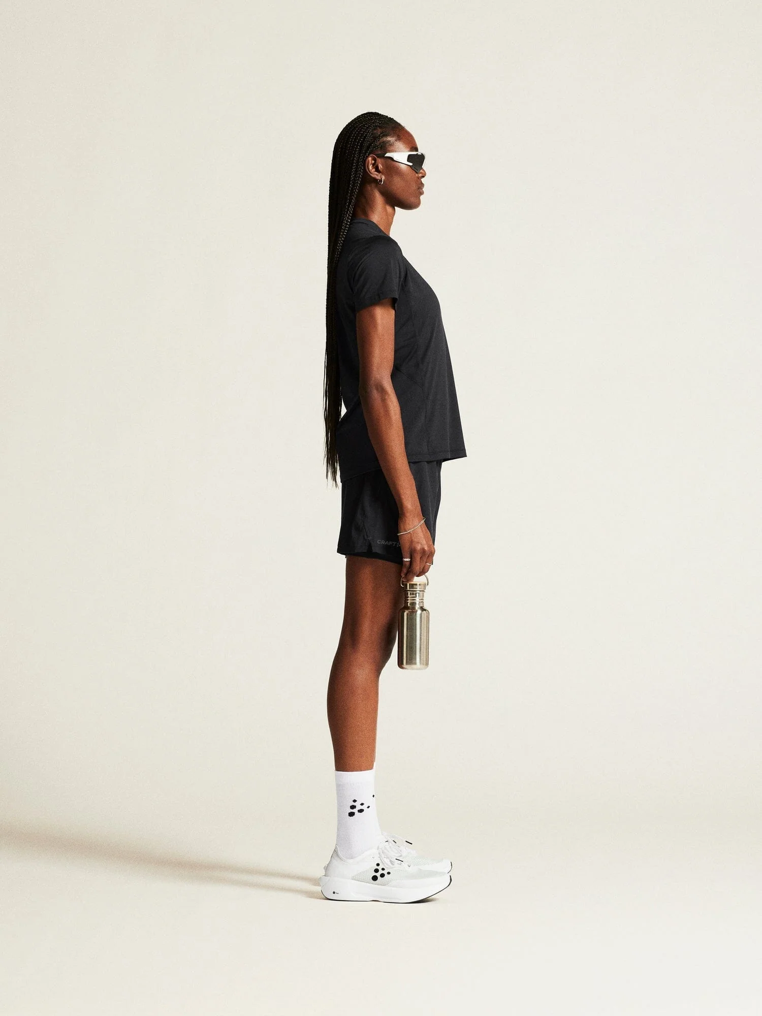 Women's Adv Essence SS Tee 2 - Black - Image 5