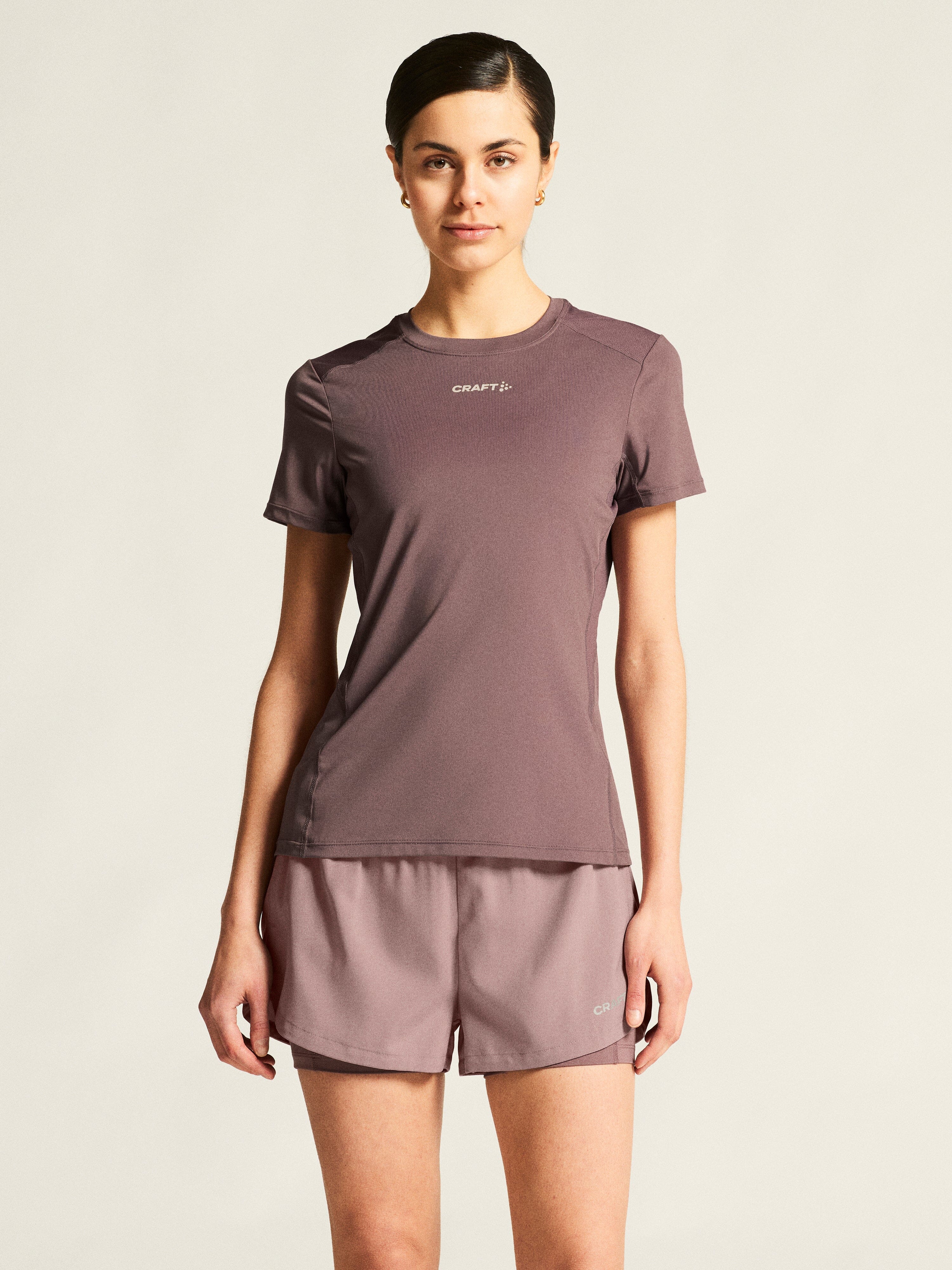 Women's Adv Essence SS Tee 2 - Flint - Image 2