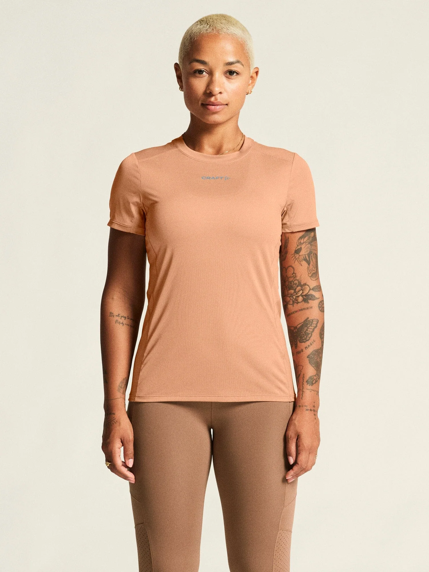 Women's Adv Essence SS Tee 2 - Light Syrup - Image 2