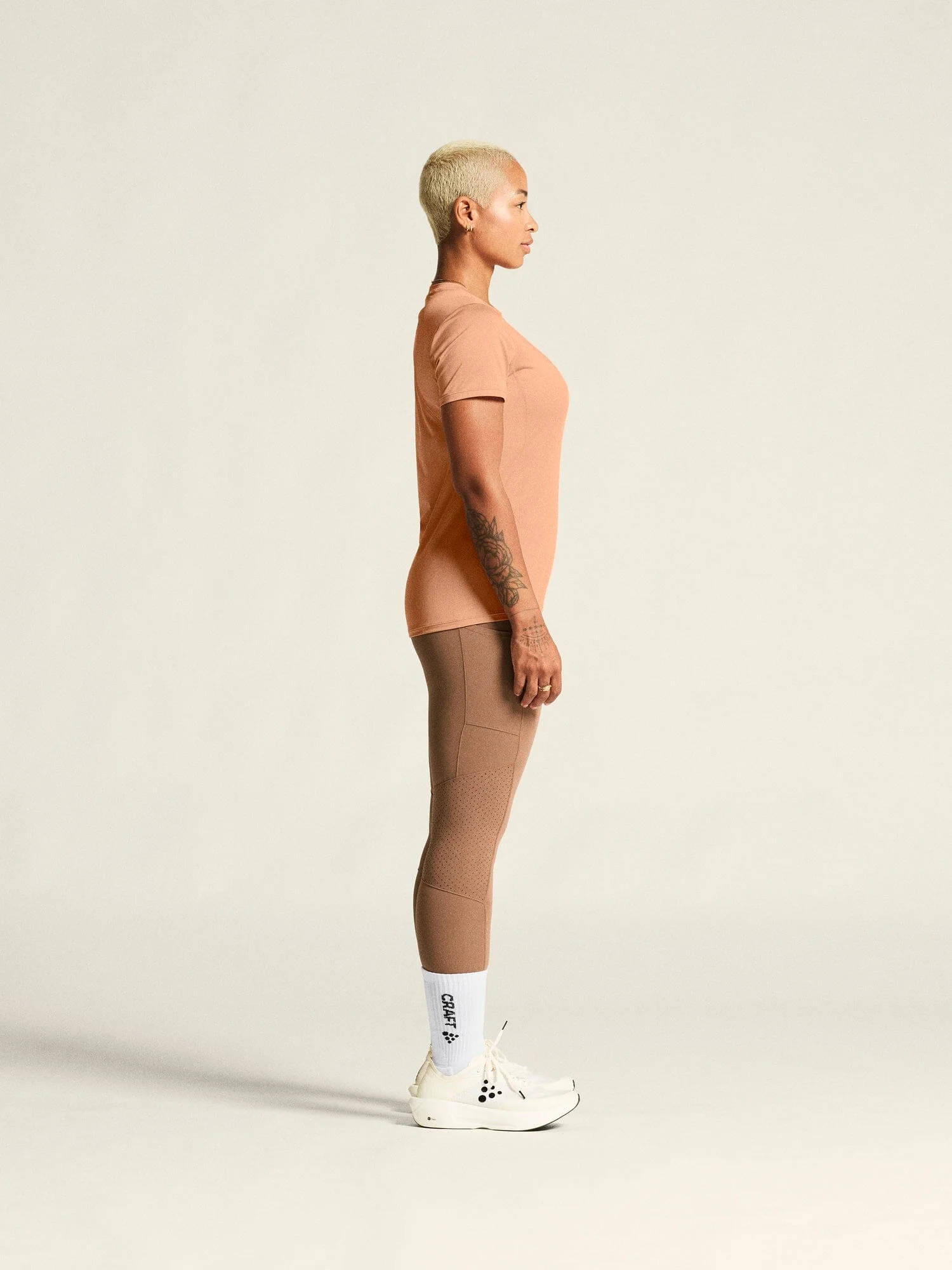 Women's Adv Essence SS Tee 2 - Light Syrup - Image 5