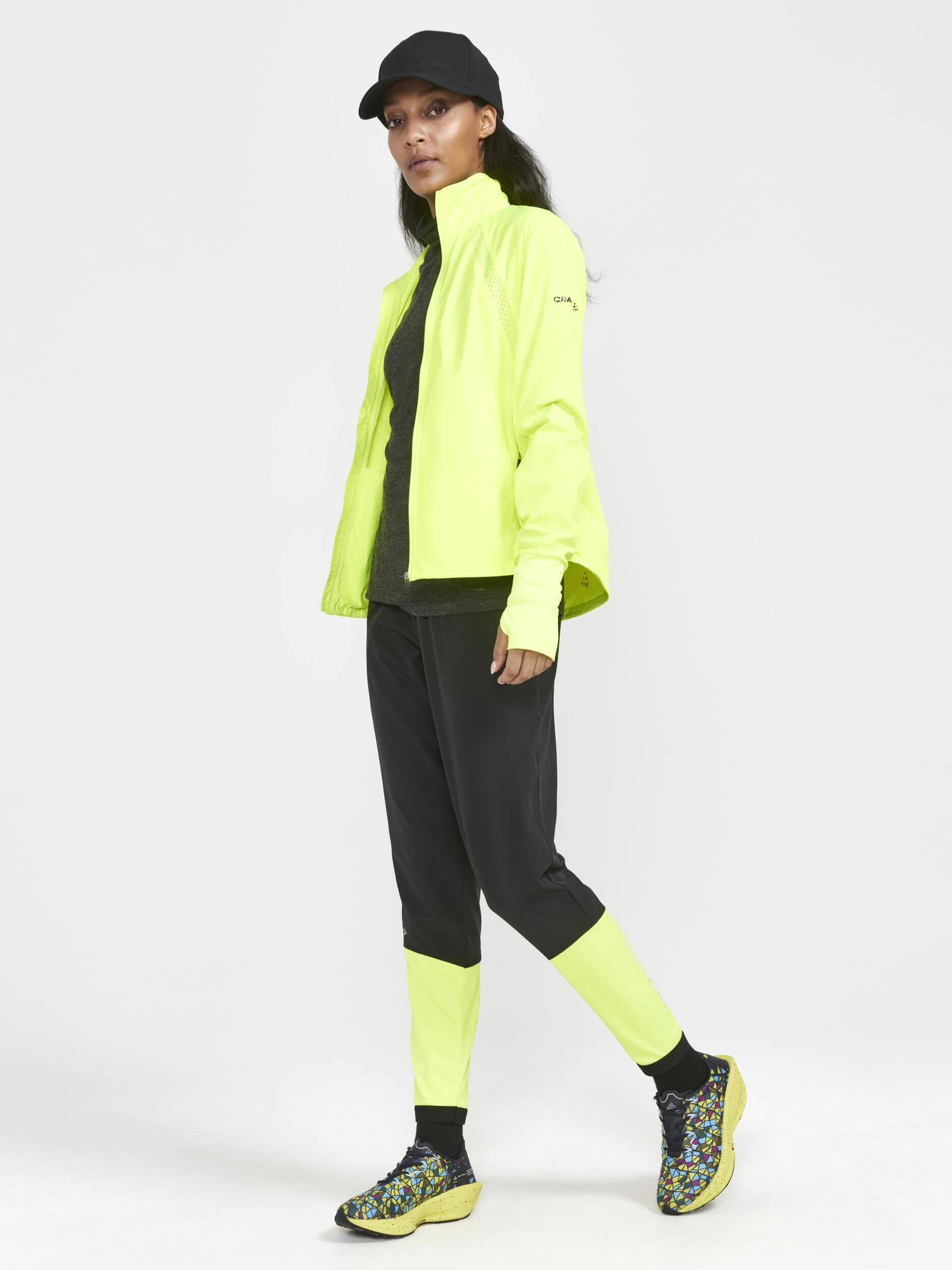 Women's ADV Essence Training Pants - Black/Flumino - Image 4