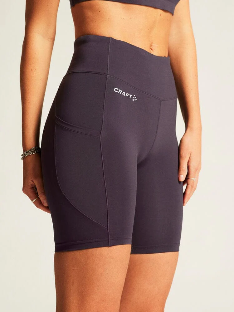 Women's ADV Essence Training Short Tights 2 - DK Plum - Image 3