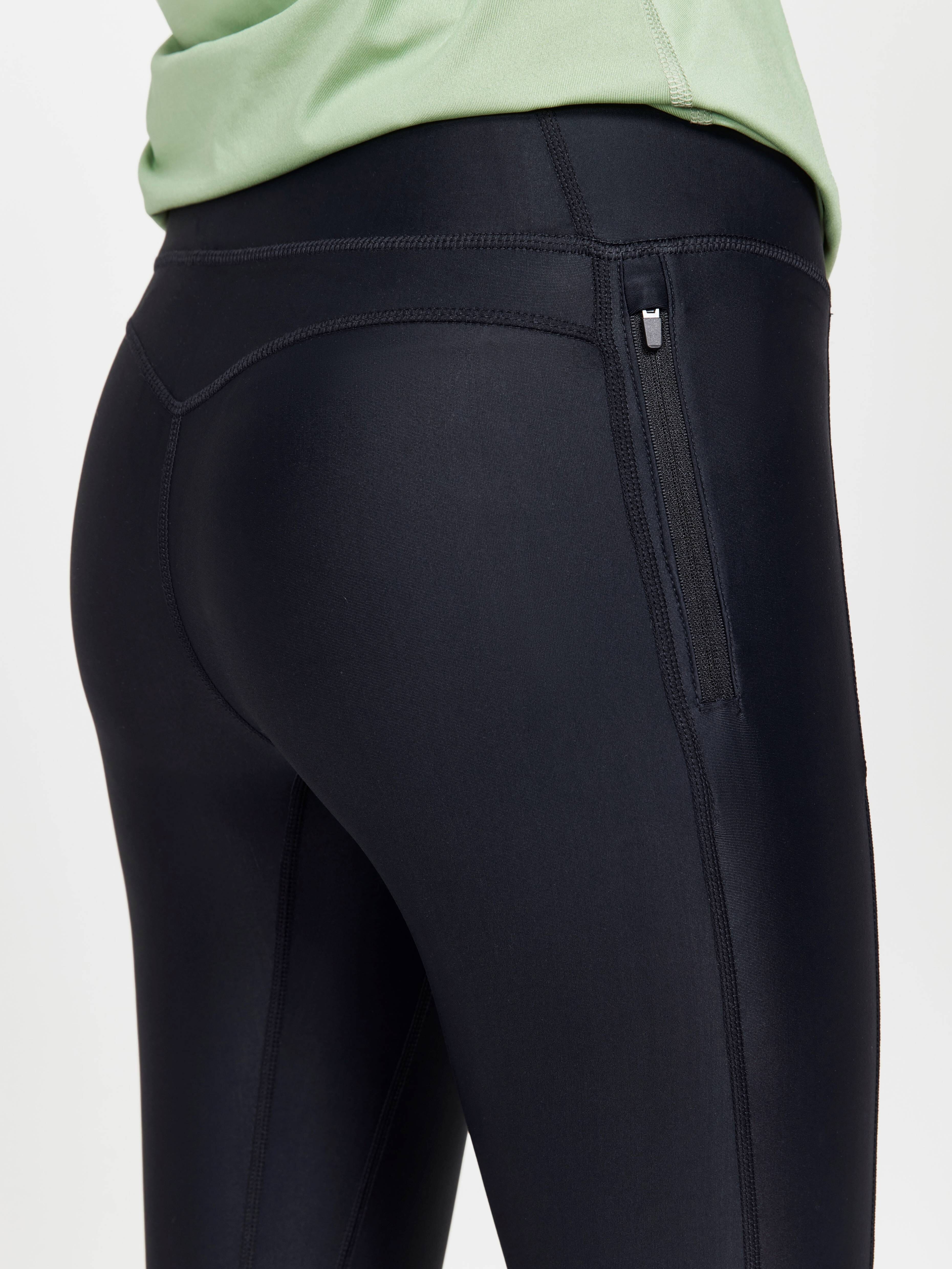 Women's ADV Essence Training Zip Tights - Black - Image 3
