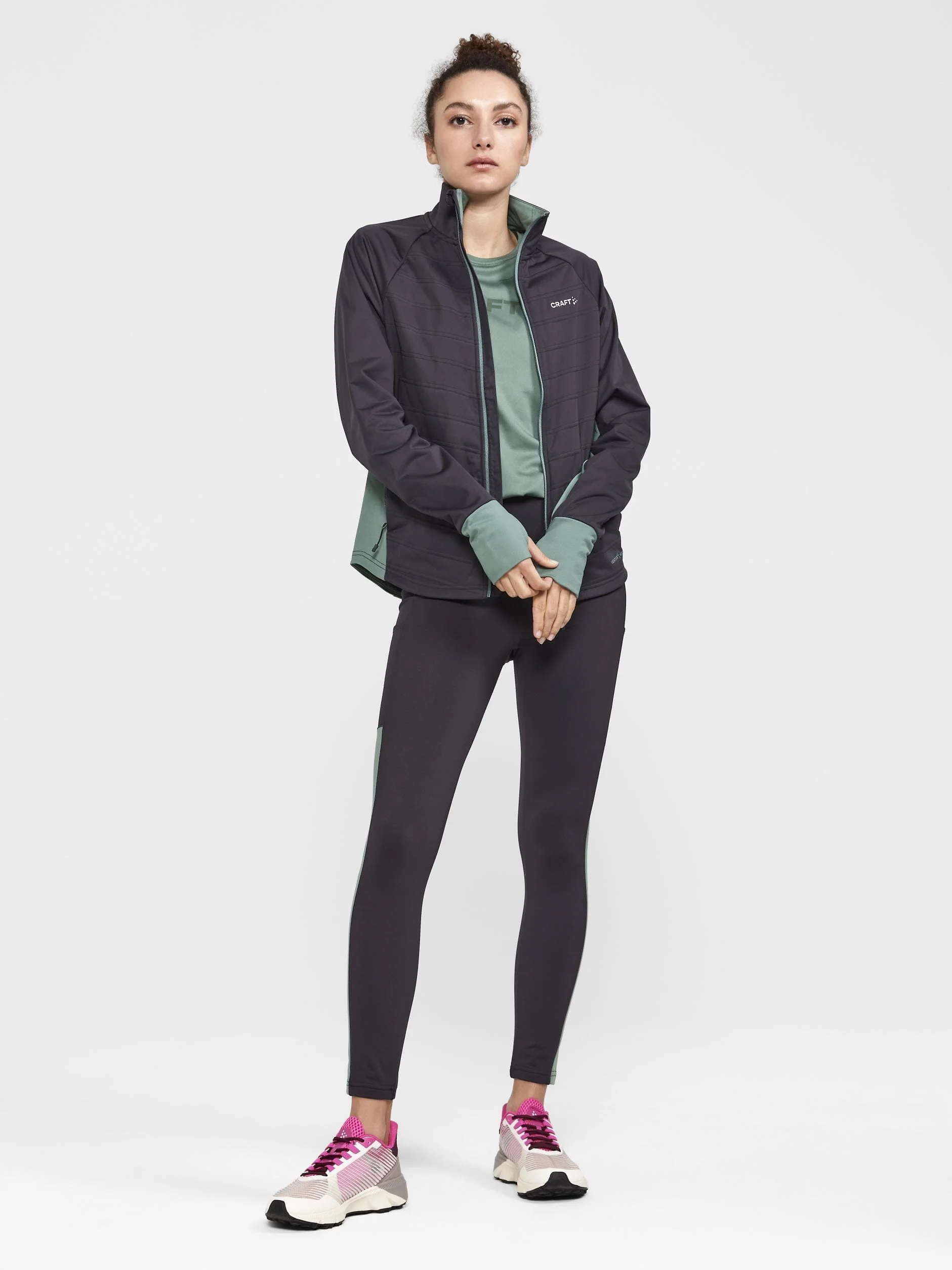 Women's ADV Essence Warm Jacket - THYME-SLATE - Image 4
