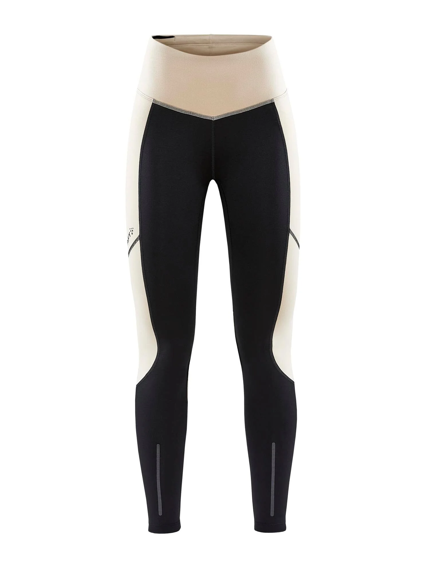 Women's ADV Essence Warm Tights - BLACK-ECRU - Image 6