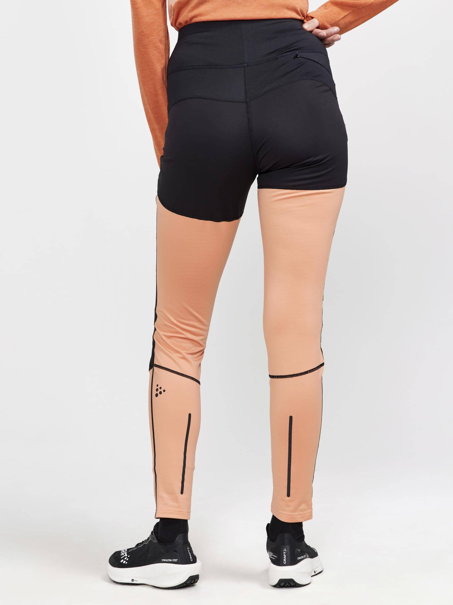 Women's ADV Essence Wind Tights - BLACK-GLOW - Image 2