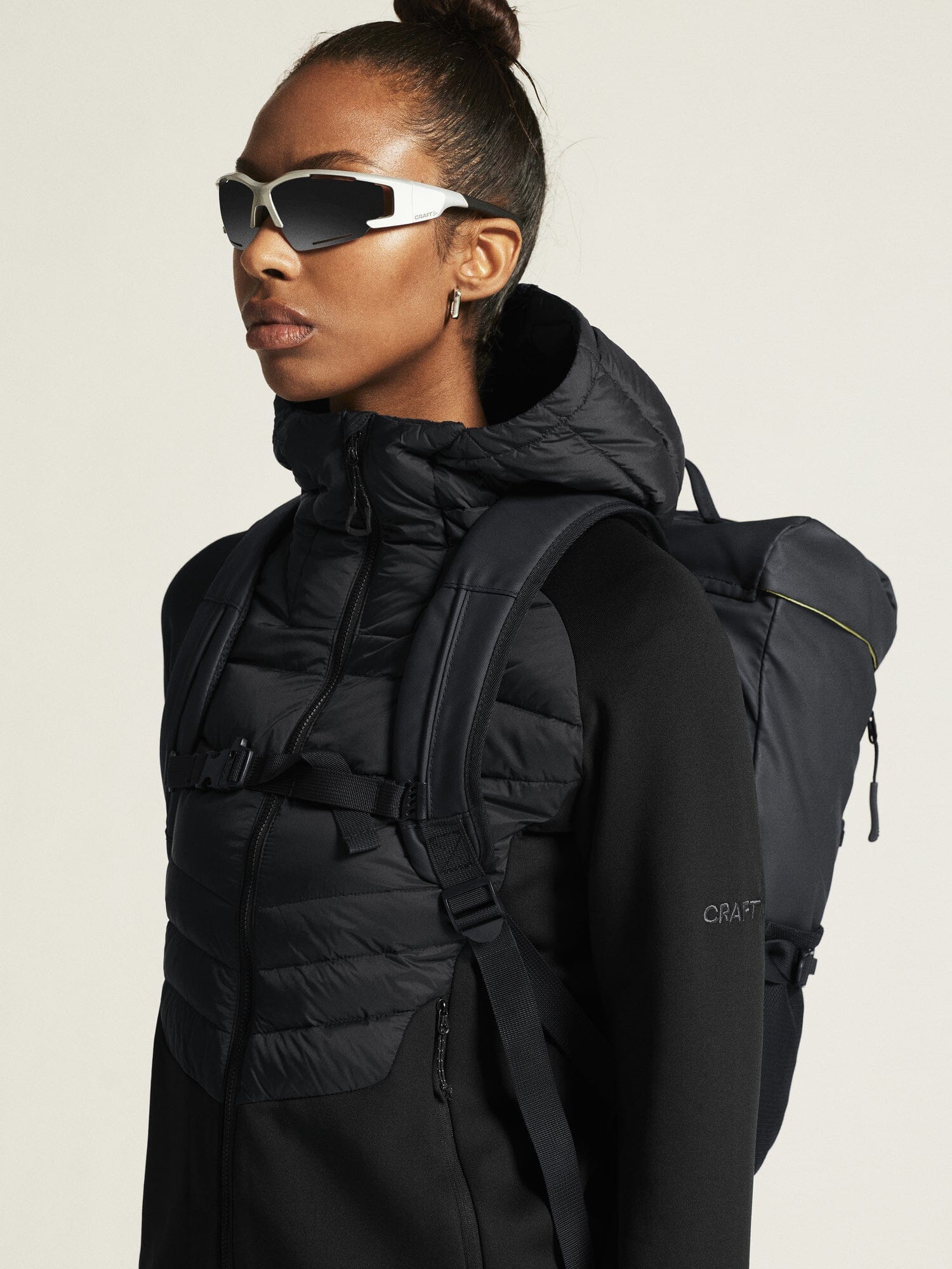 Women's ADV Explore Hybrid Down Jacket - Black - Image 3