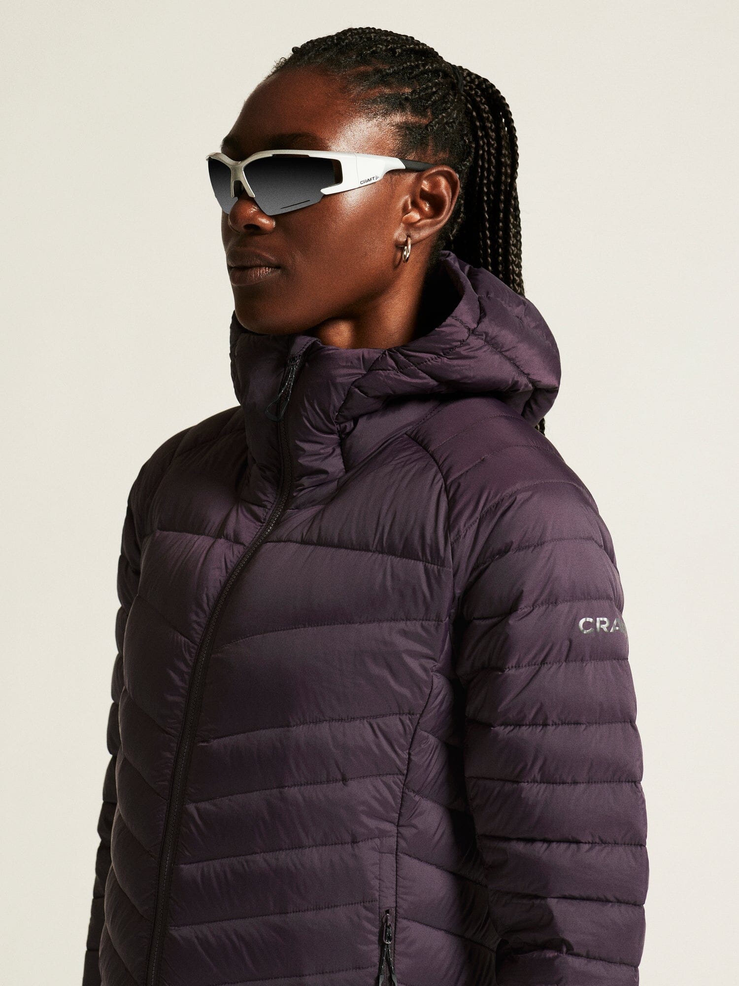 Women's ADV Explore Light Down Jacket - DK Plum - Image 3