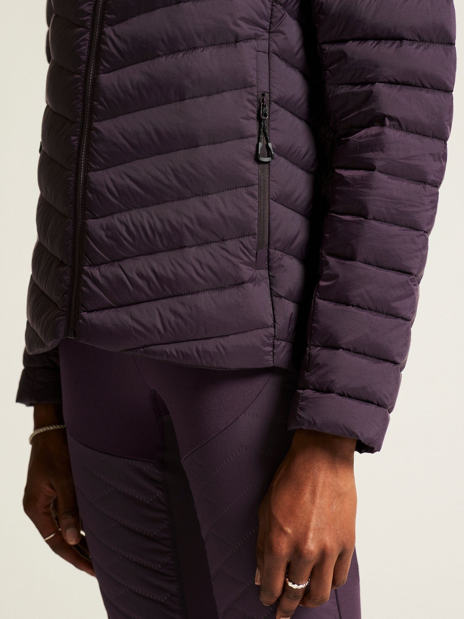 Women's ADV Explore Light Down Jacket - DK Plum - Image 4