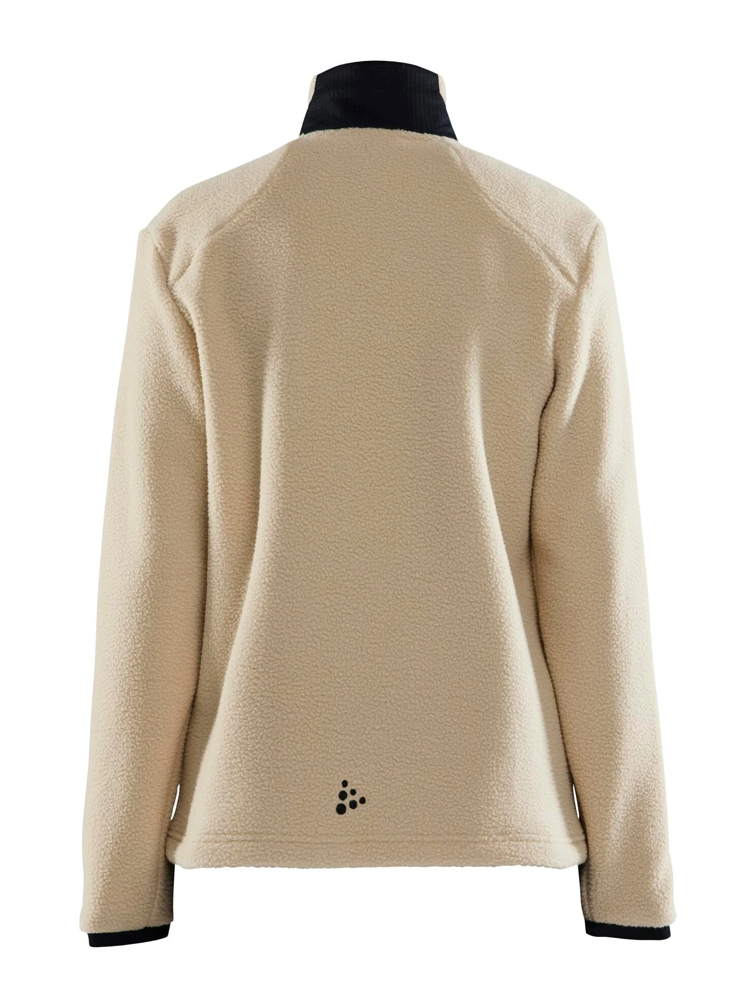 Women's ADV Explore Pile Fleece Jacket - Ecru/Black - Image 7