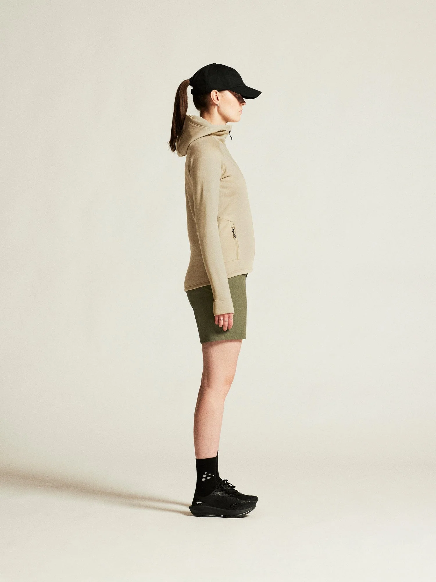 Women's ADV Explore Power Fleece Hood Jacket - Hay - Image 5