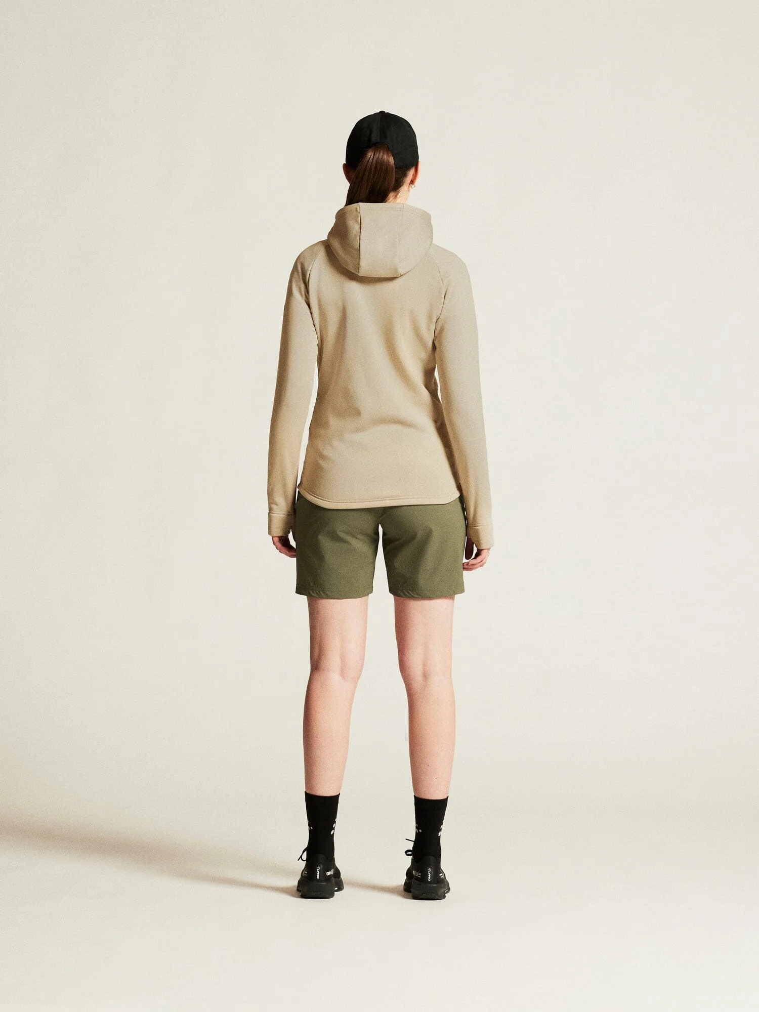 Women's ADV Explore Power Fleece Hood Jacket - Hay - Image 6