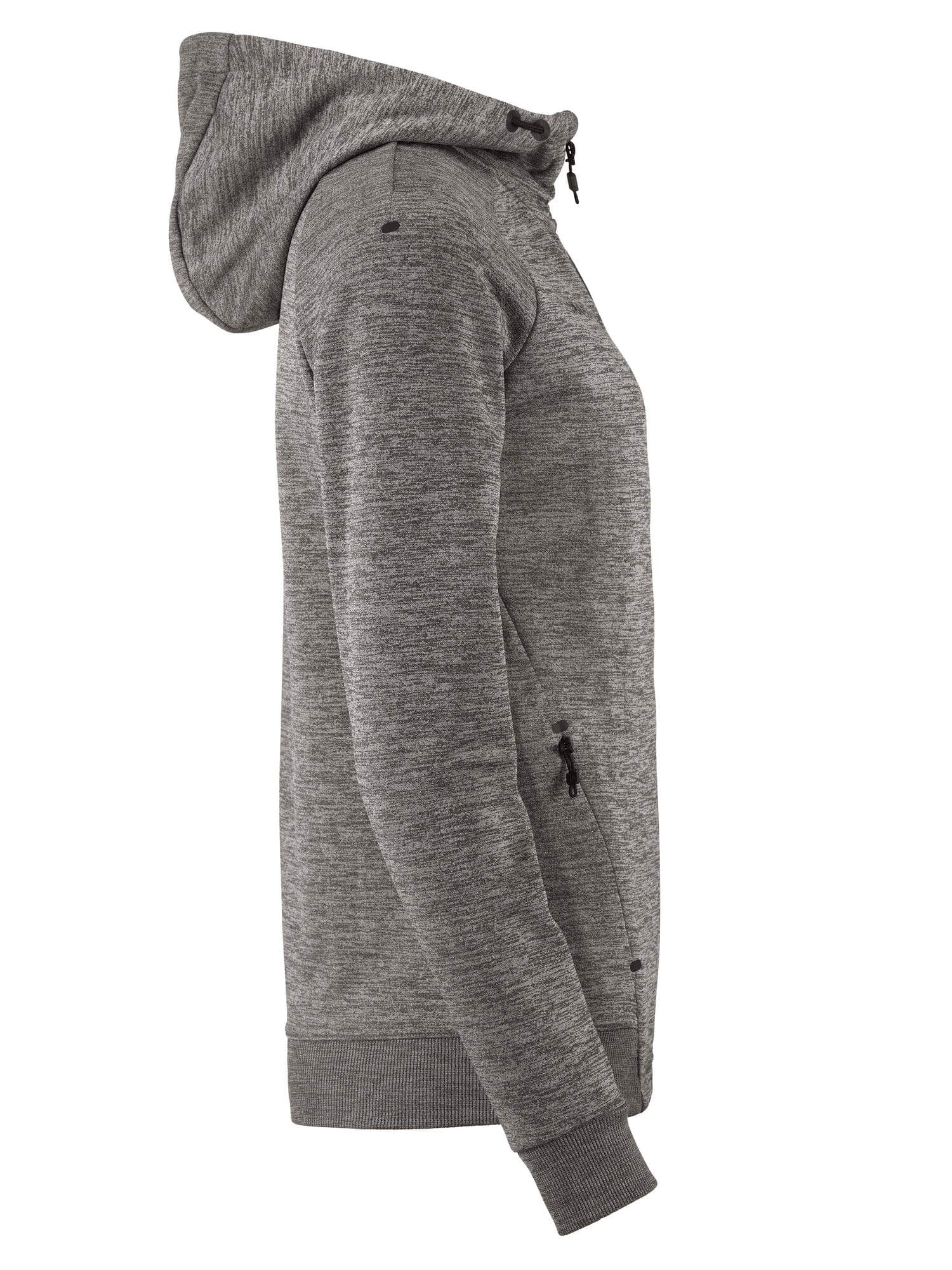 Women's ADV Full-Zip Hood - Dk Grey Melange - Image 5