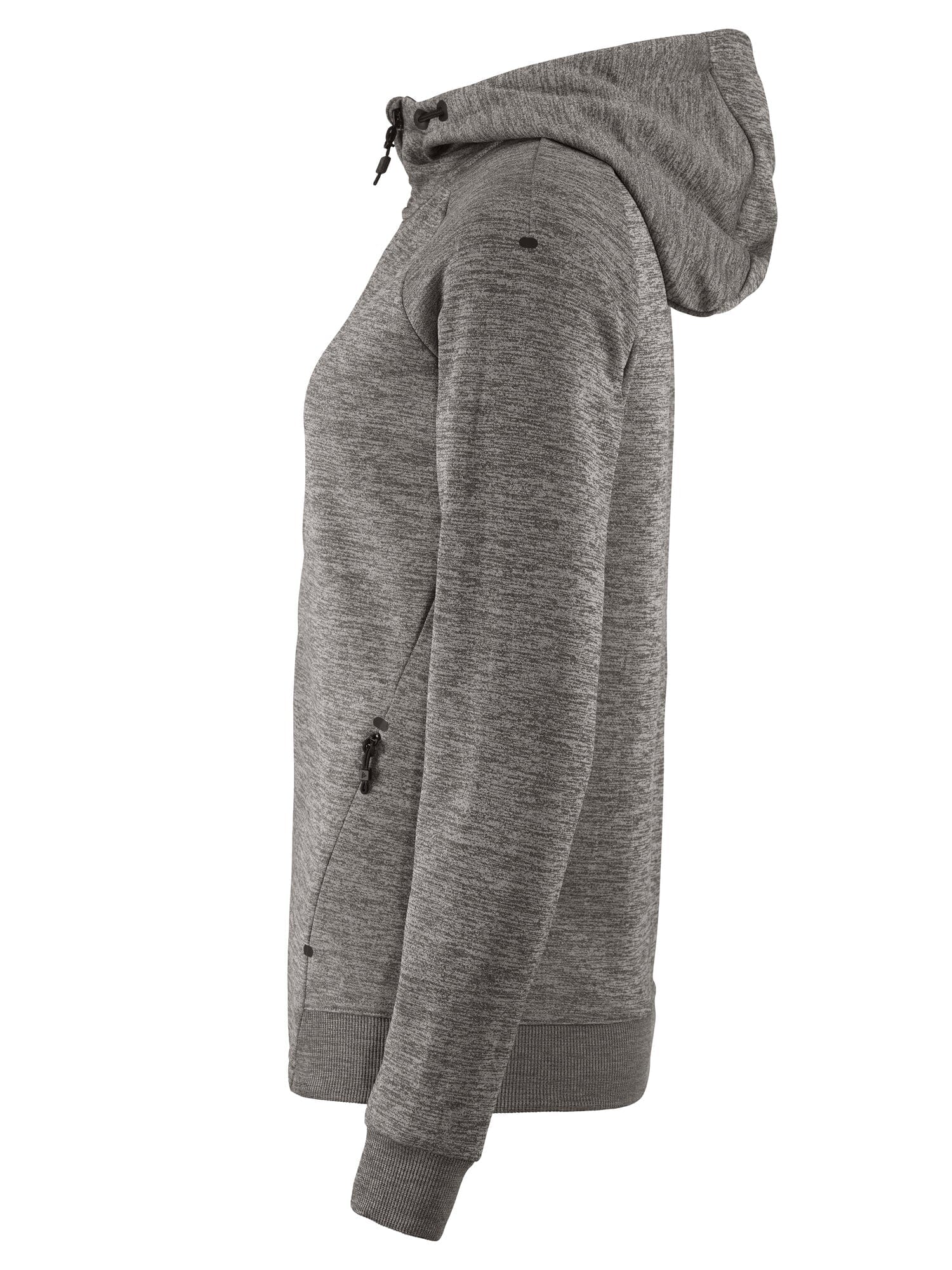 Women's ADV Full-Zip Hood - Dk Grey Melange - Image 6