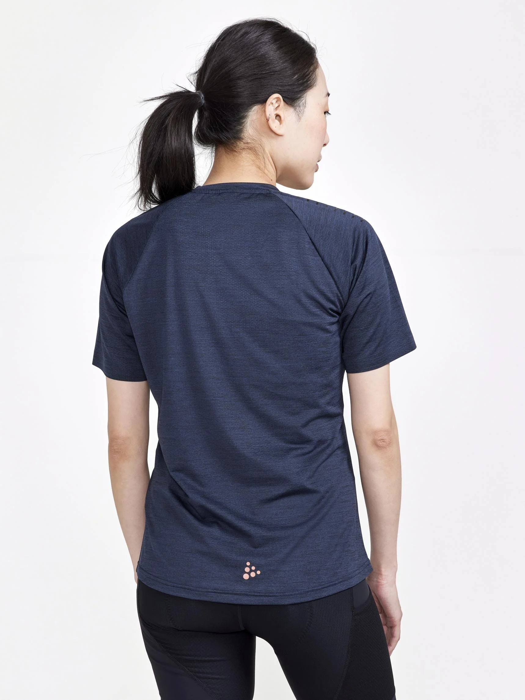 Women's ADV Gravel Bike Short Sleeve Tee - Black Melange - Image 2