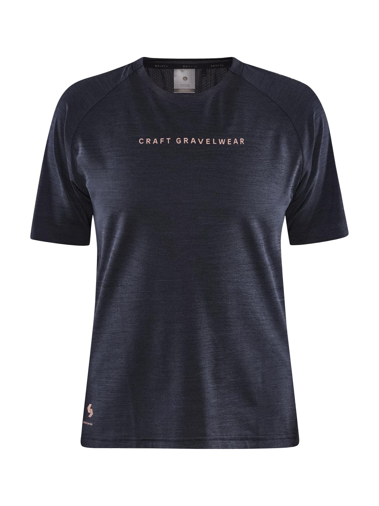 Women's ADV Gravel Bike Short Sleeve Tee - Black Melange - Image 5