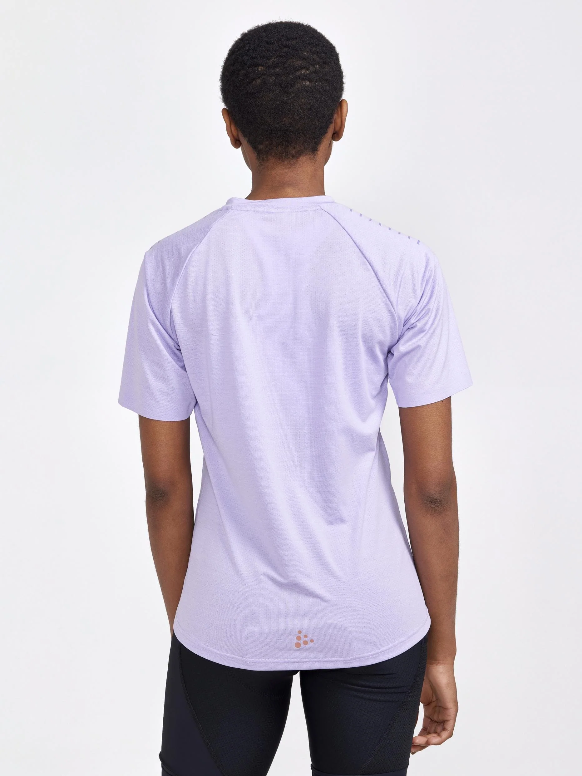 Women's ADV Gravel Bike Short Sleeve Tee - LAVENDER-MELANGE - Image 2