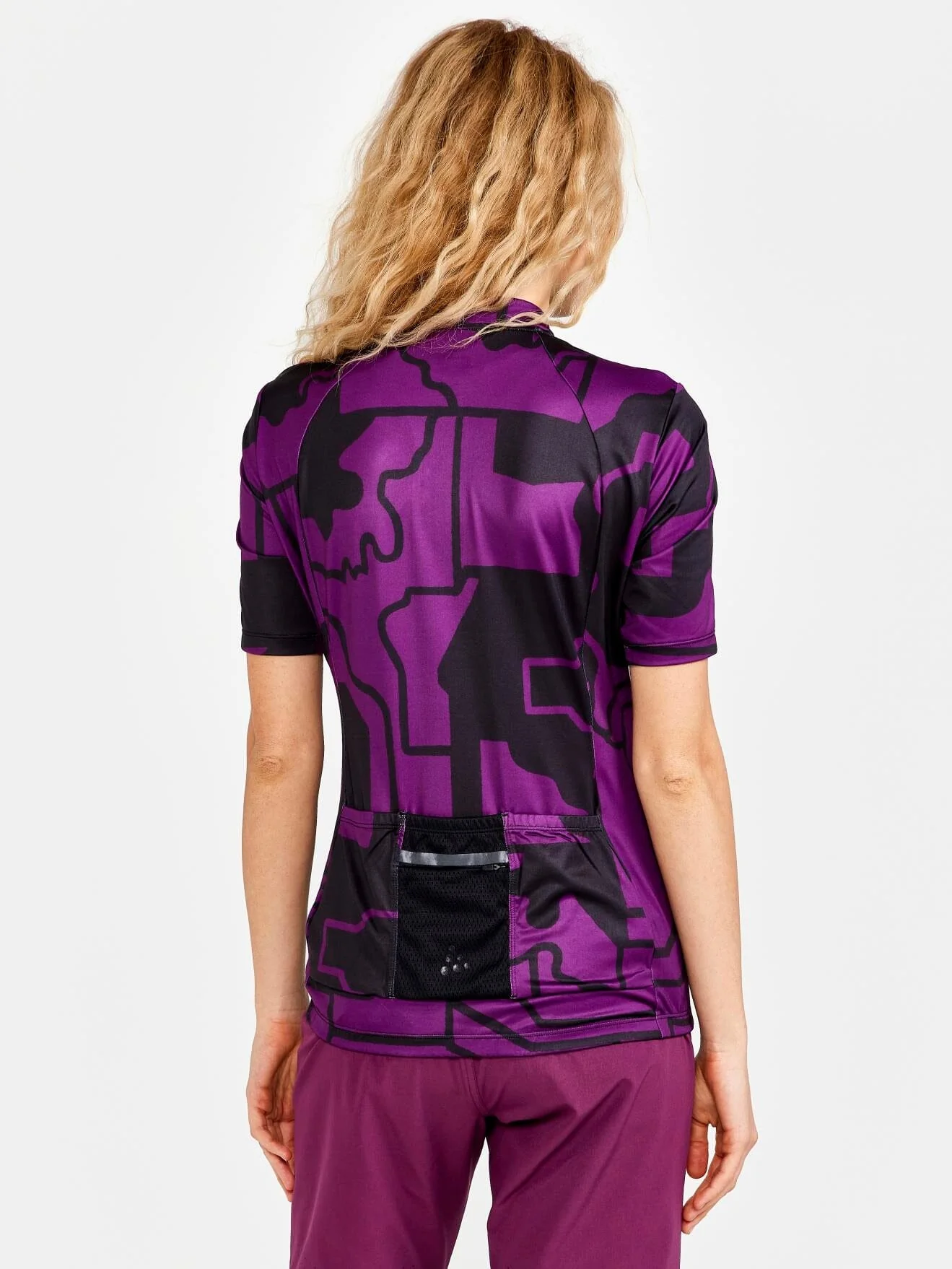 Women's ADV Gravel SS Jersey - BLOSSOM-BLACK - Image 2