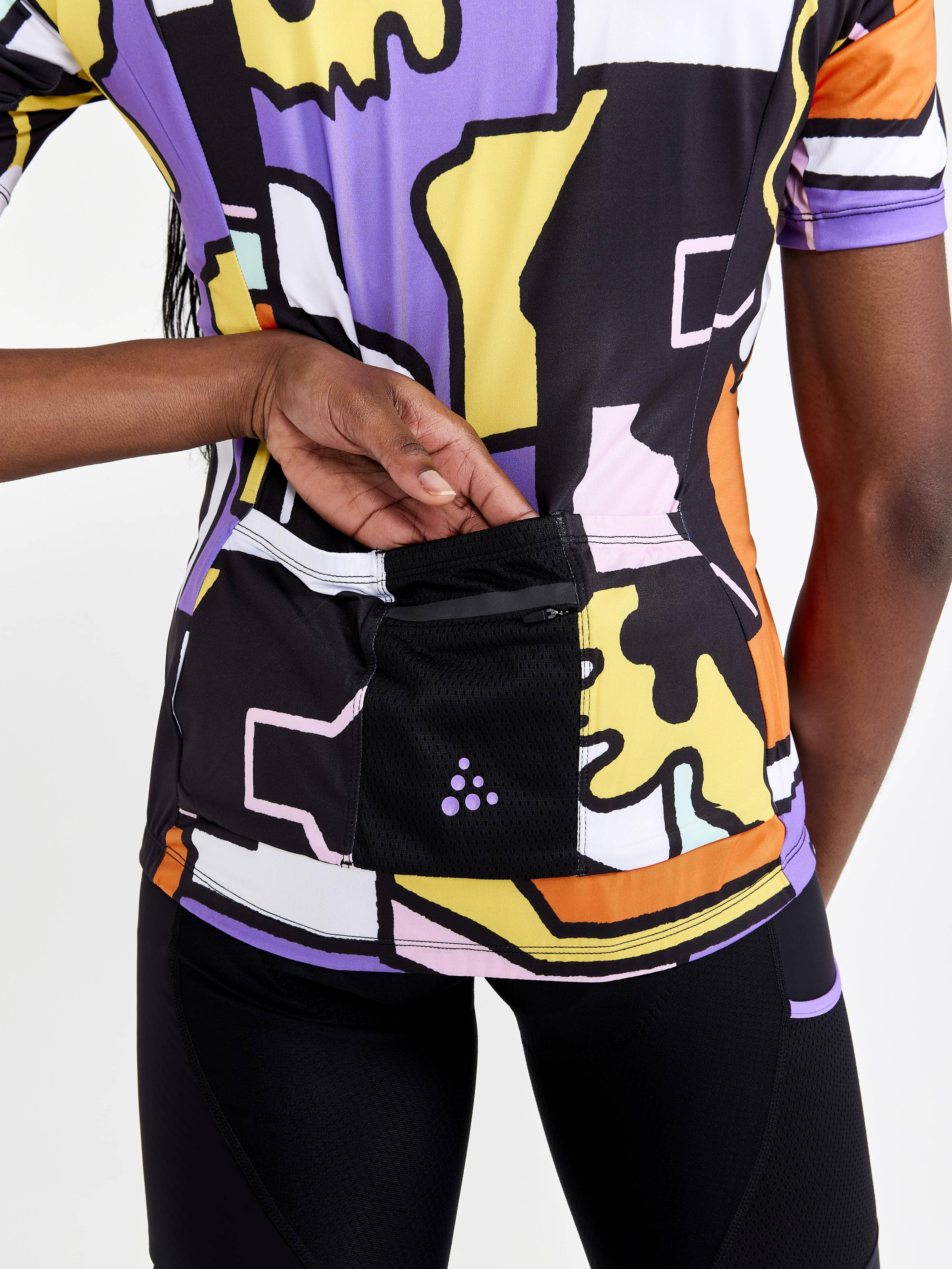 Women's ADV Gravel SS Jersey - MULTI-GUM - Image 3