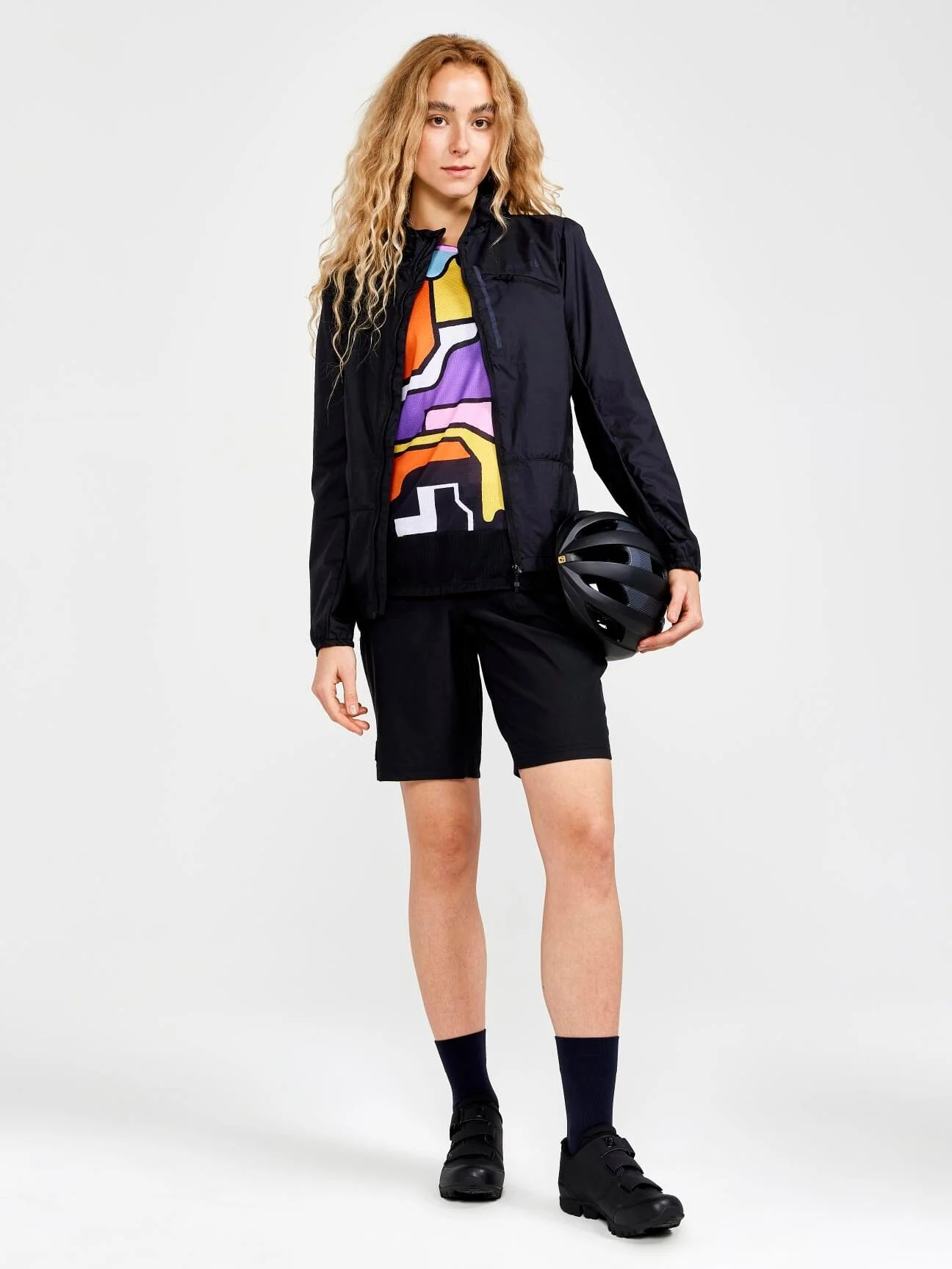 Women's ADV Gravel Wind Jacket - Black - Image 6