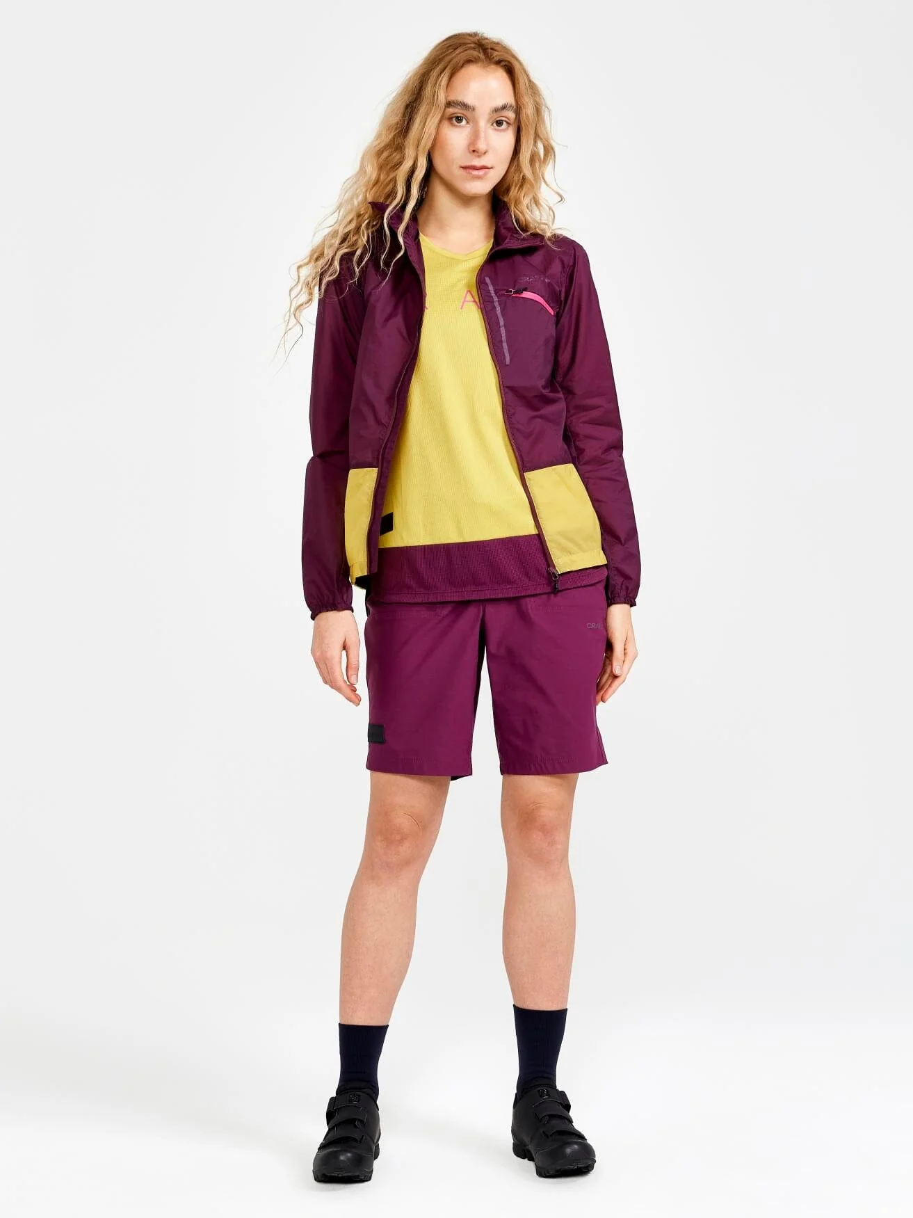 Women's ADV Gravel Wind Jacket - BURGUNDY-CRESS - Image 7