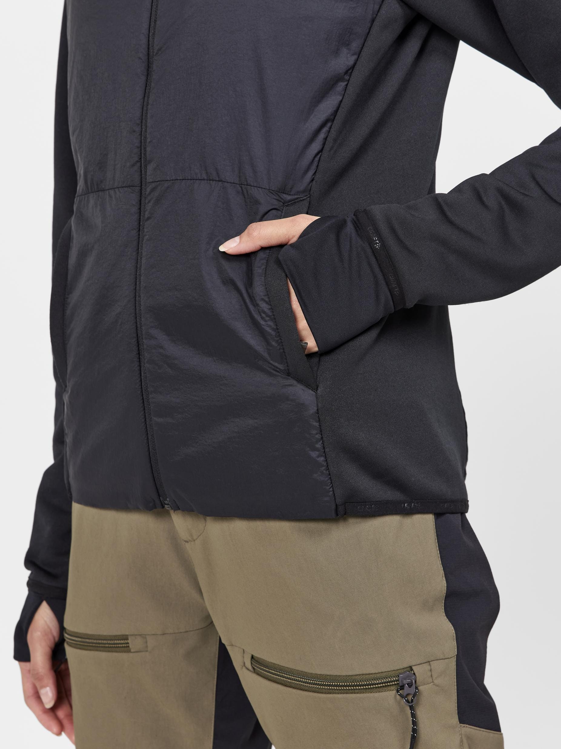 Women's ADV Hybrid Midlayer - Black - Image 3