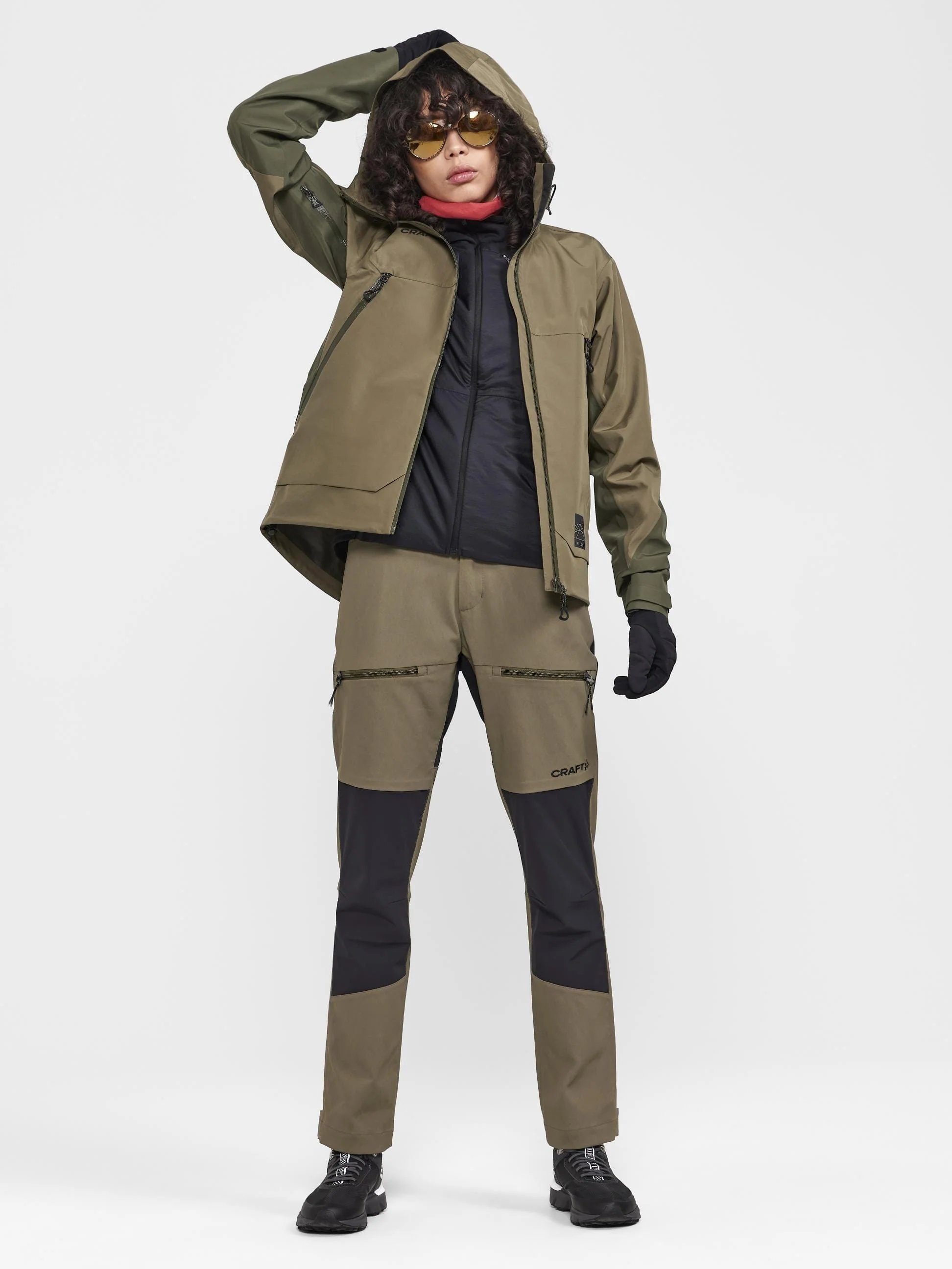 Women's ADV Hybrid Midlayer - Black - Image 5
