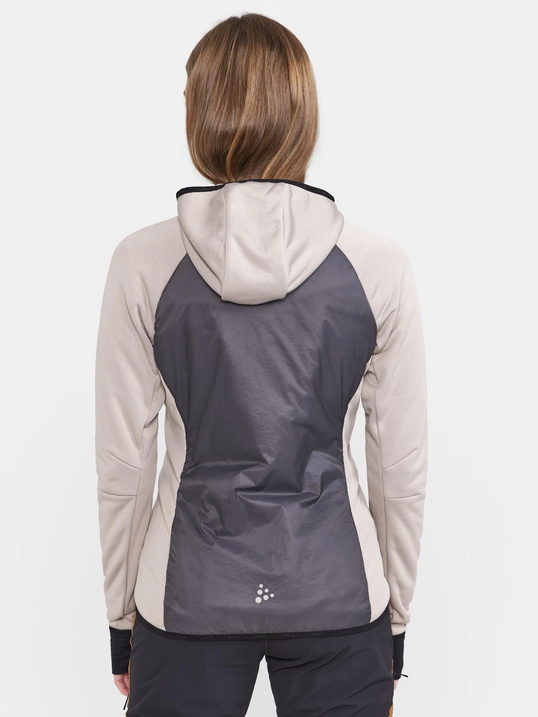 Women's ADV Hybrid Midlayer - CLAY-BLACK - Image 2