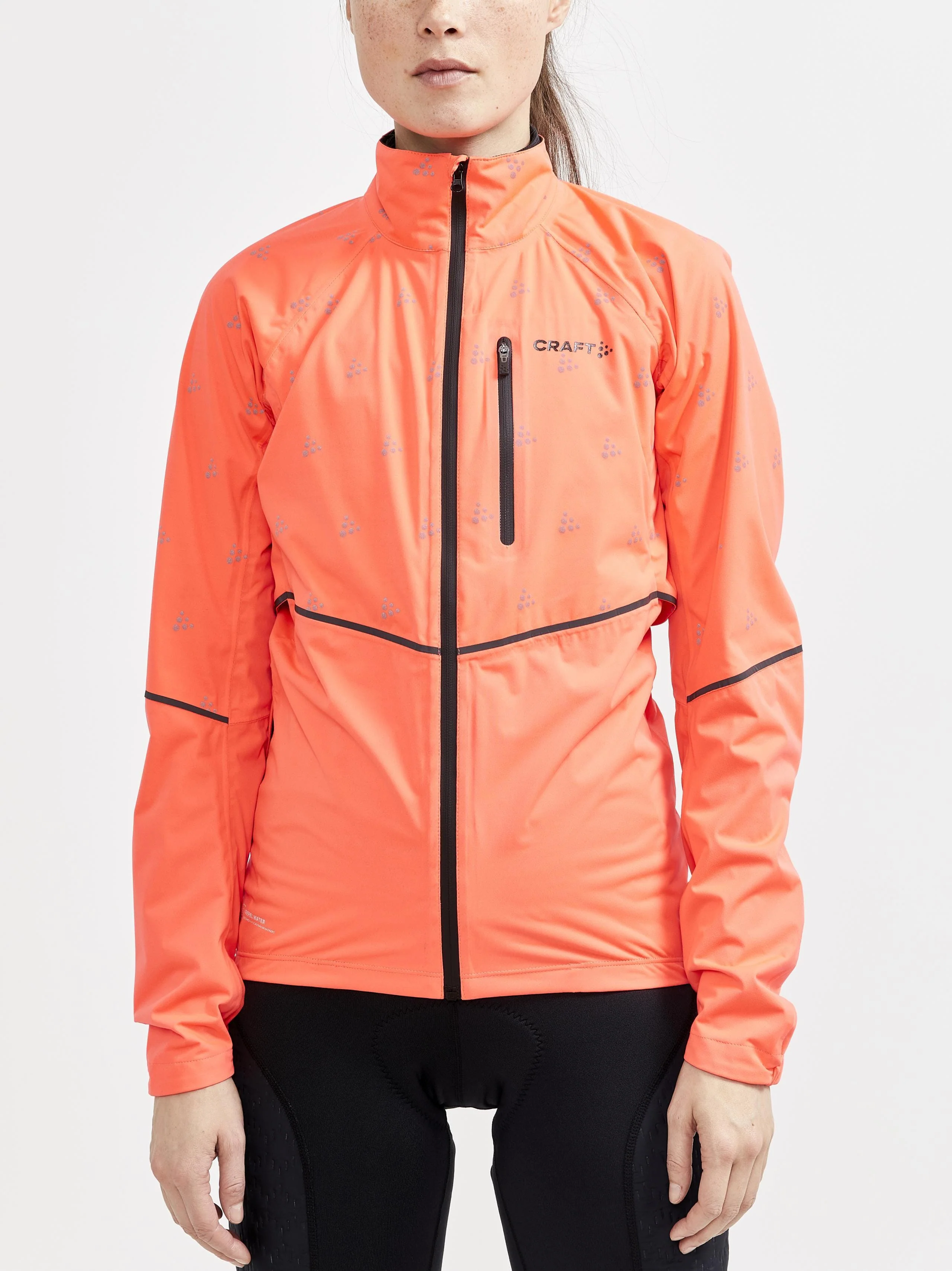 Women's ADV Hydro Lumen Cycling Jacket - SHOCK-ASH WHITE - Image 8